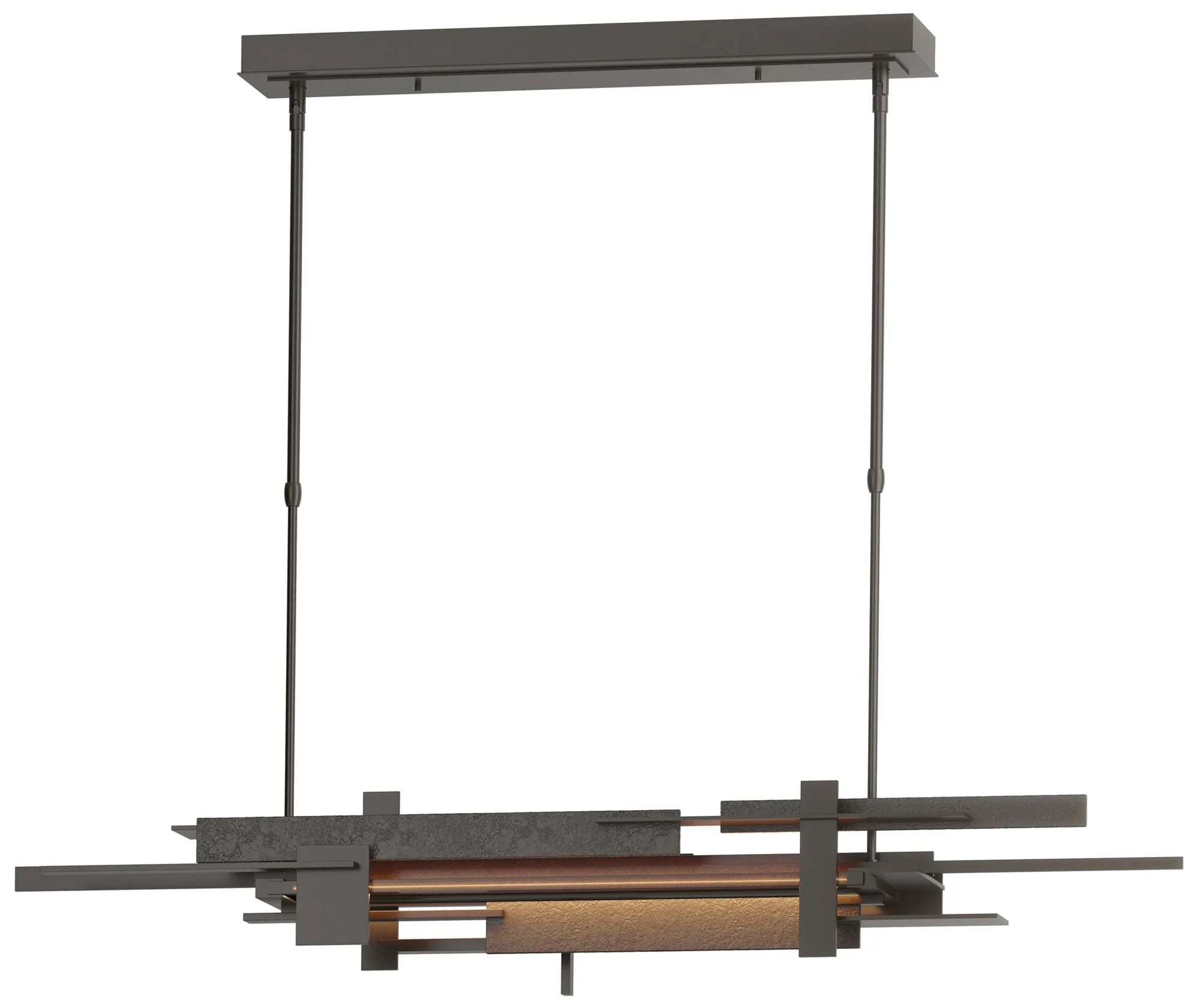 Planar 48.3"W Oil Rubbed Bronze Standard LED Pendant - Image 1