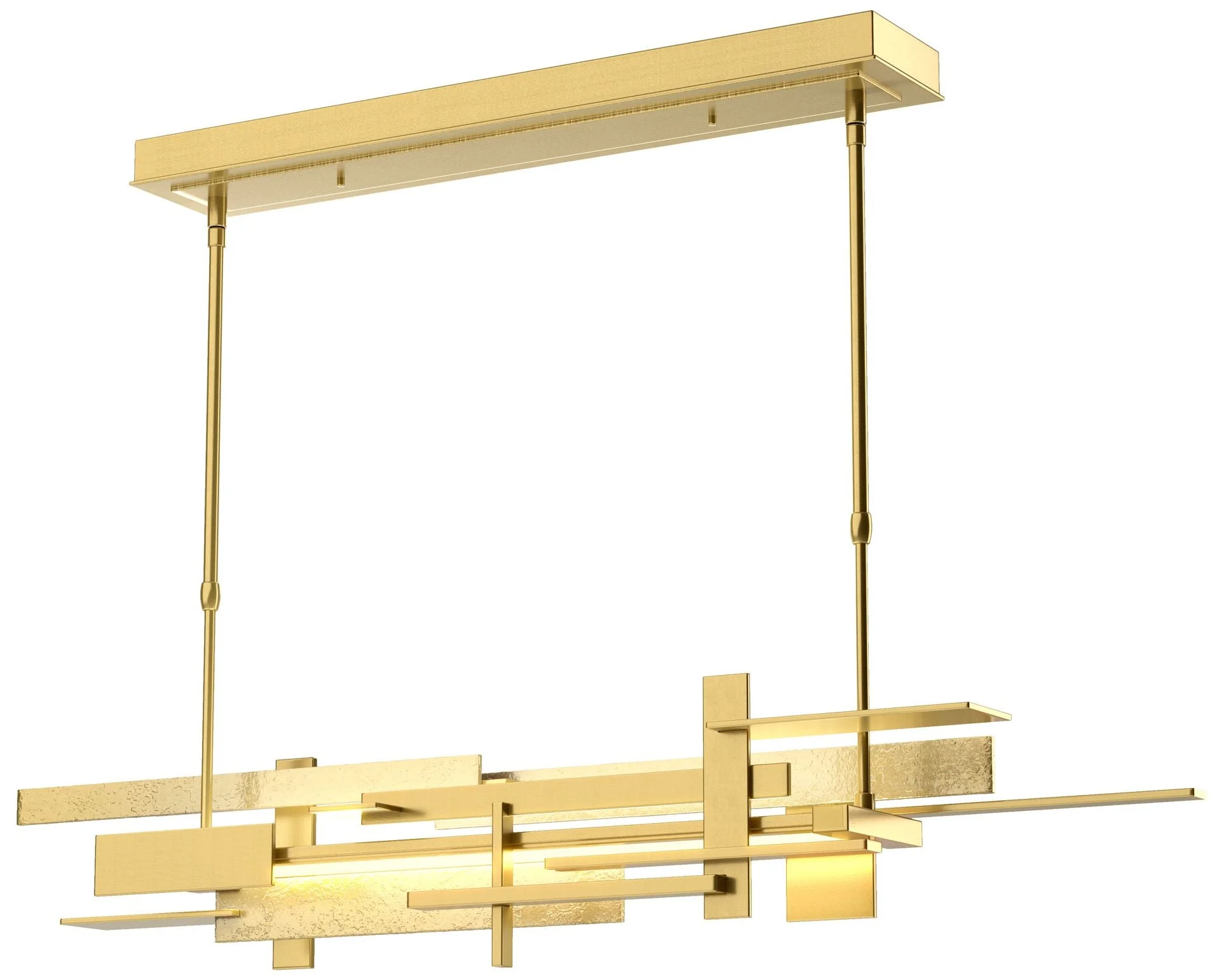 Planar Large LED Pendant - Modern Brass - Image 1