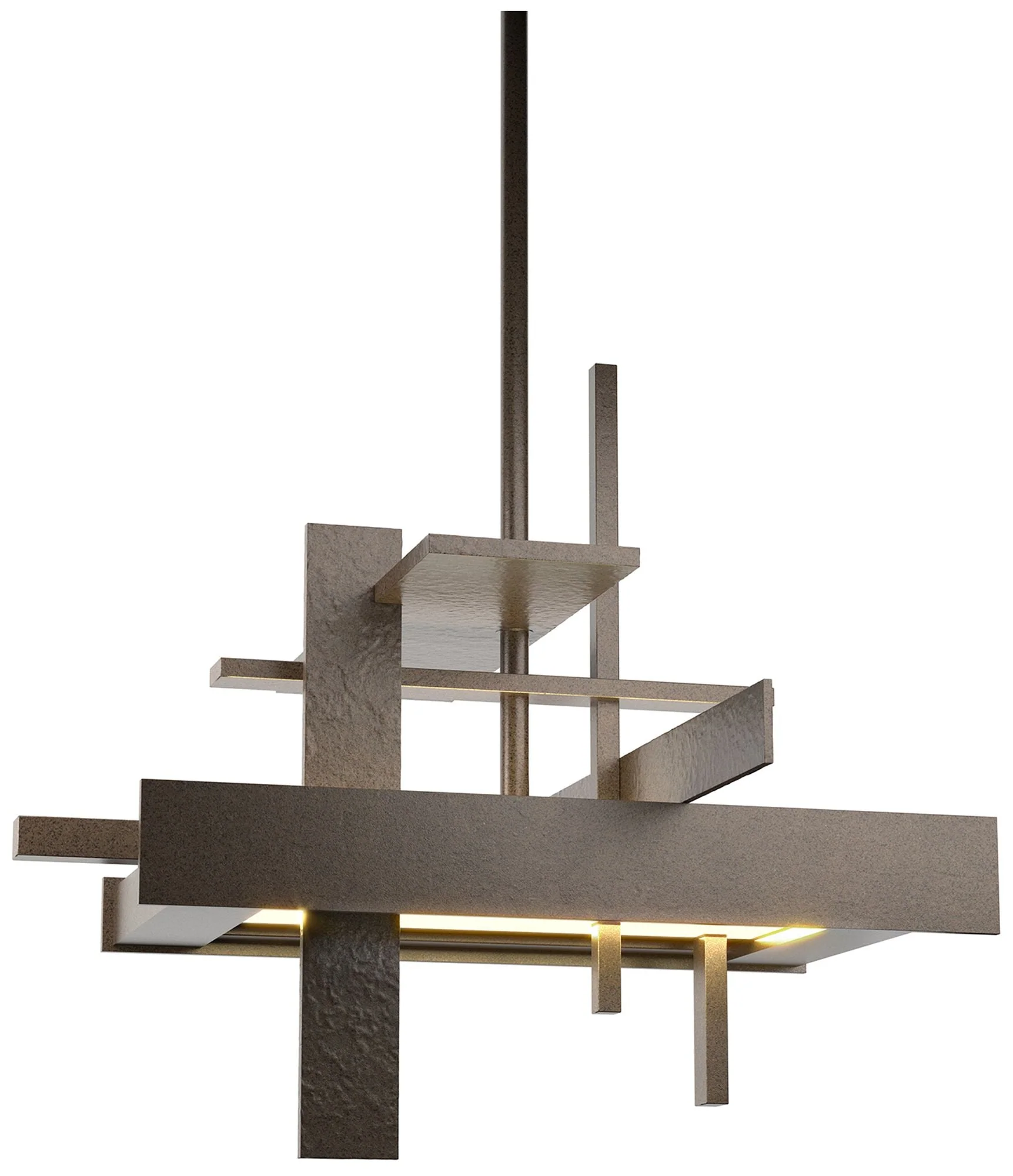Planar Small LED Pendant - Bronze Finish - Standard Height - Image 1