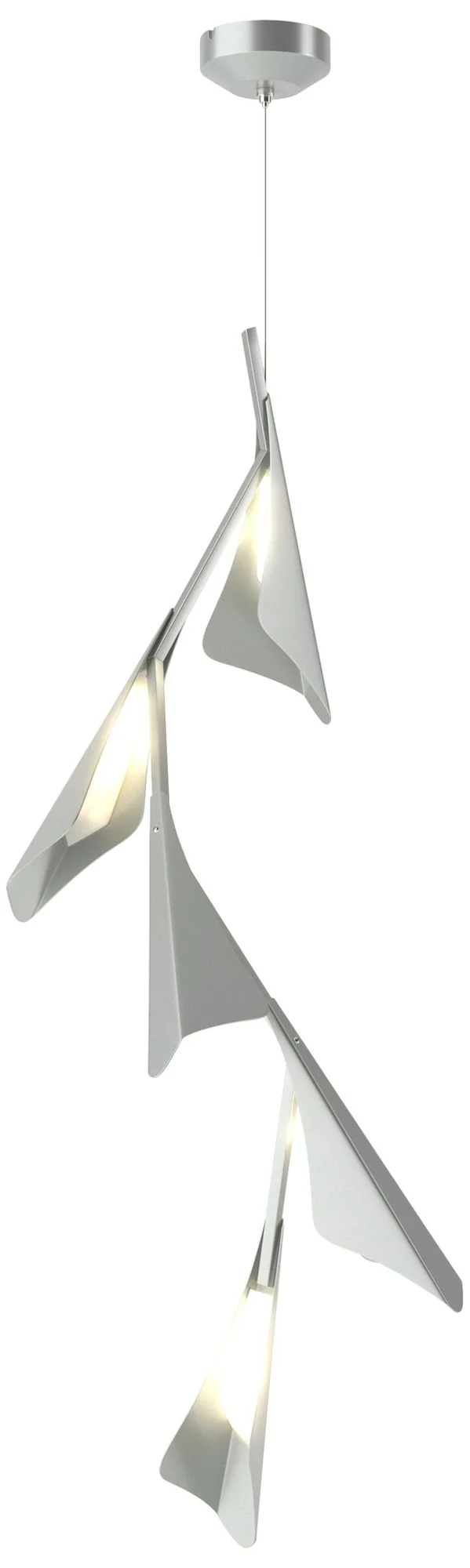 Plume 15"W 5-Light  and  Standard LED Pendant - Image 1