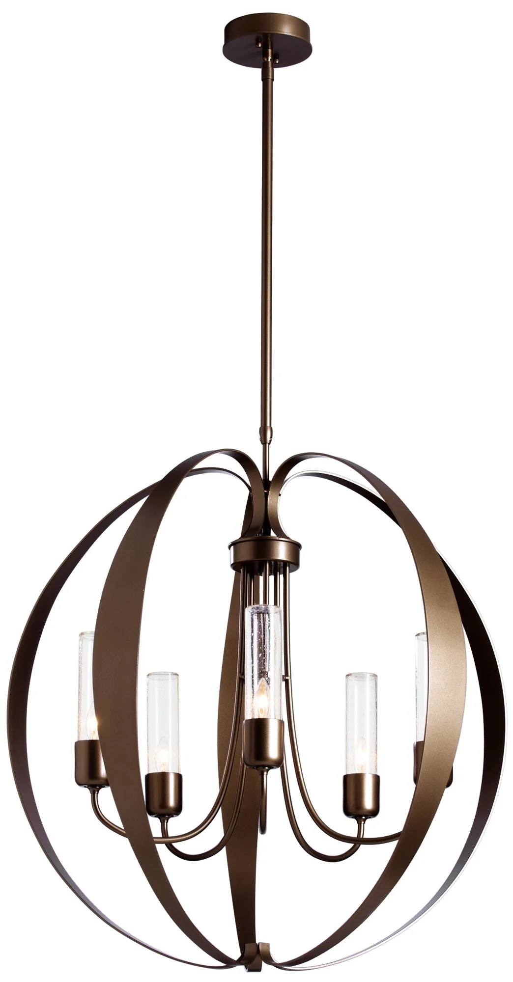 Pomme Outdoor Pendant - Bronze Finish - Clear Glass - Standard - Image 1