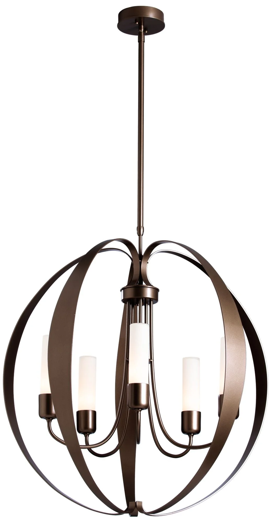 Pomme Outdoor Pendant - Bronze Finish - Opal Glass - Standard - Image 1