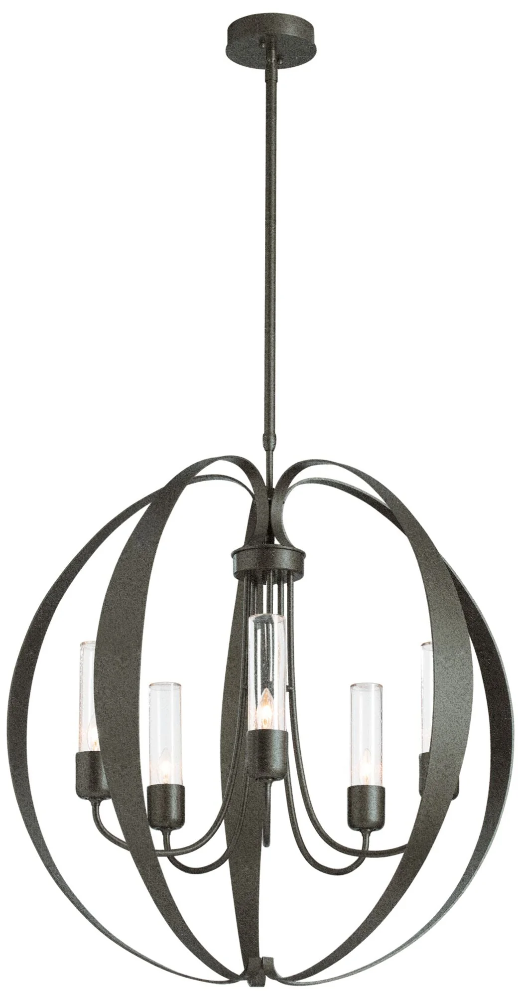 Pomme Outdoor Pendant - Natural Iron Finish - Clear Glass - Standard - Image 1