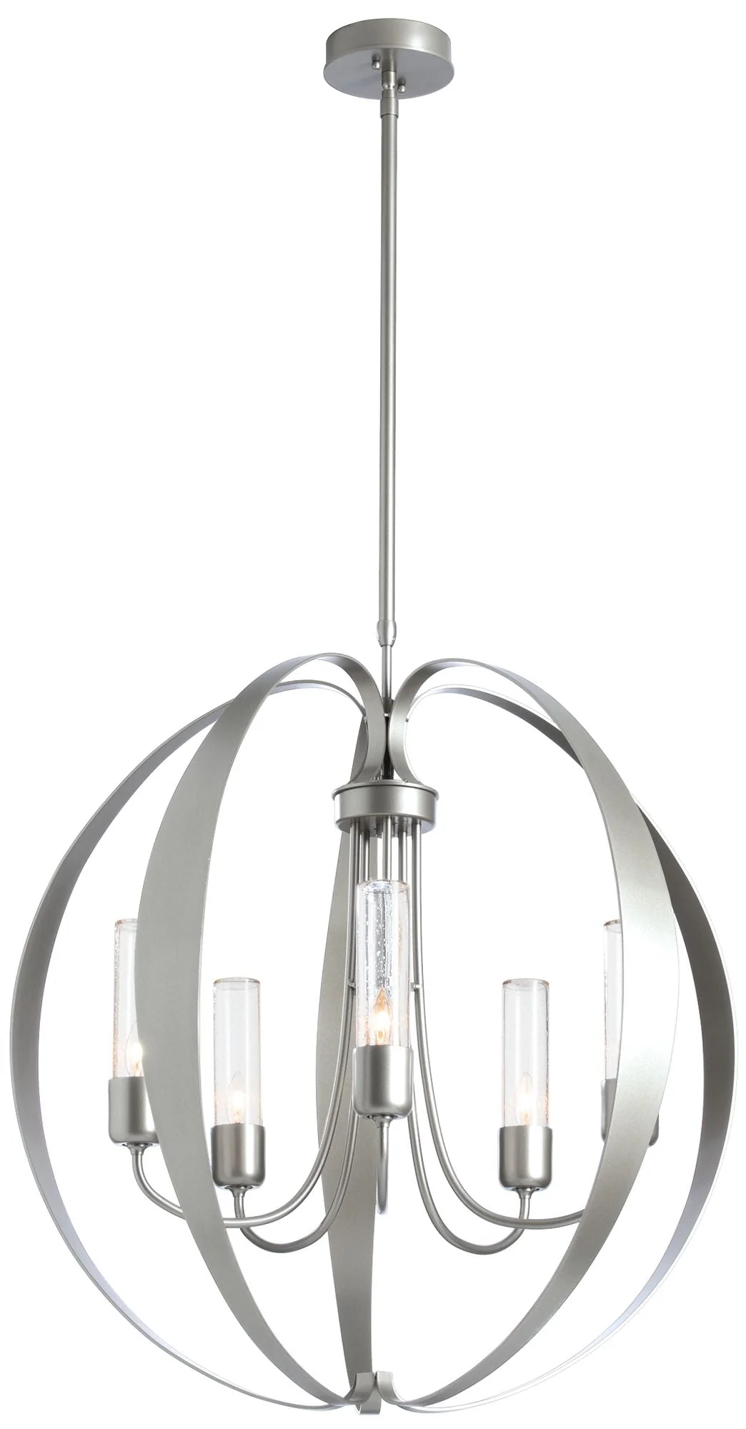 Pomme Outdoor Pendant - Steel Finish - Clear Glass - Standard - Image 1