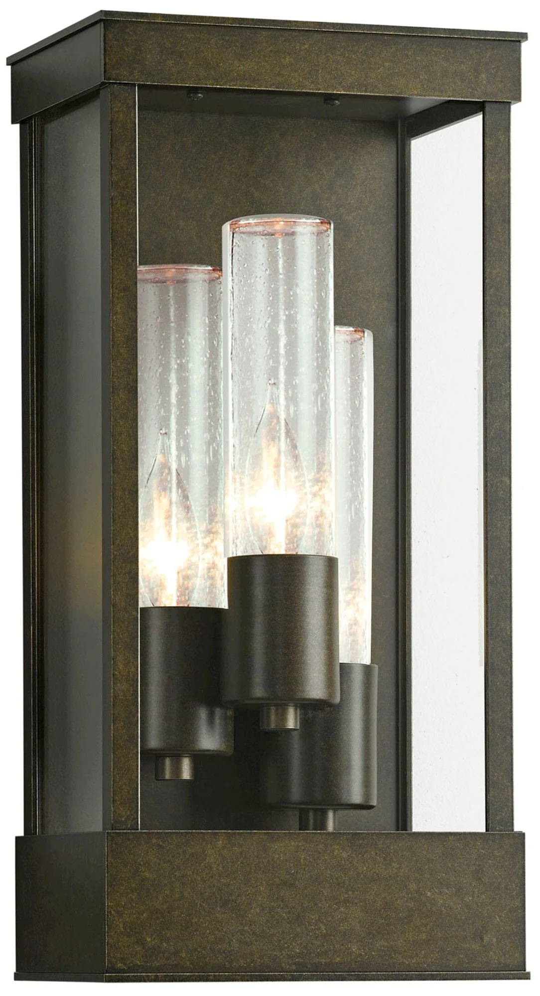 Portico Outdoor Sconce - Bronze Finish - Clear Glass - Image 1