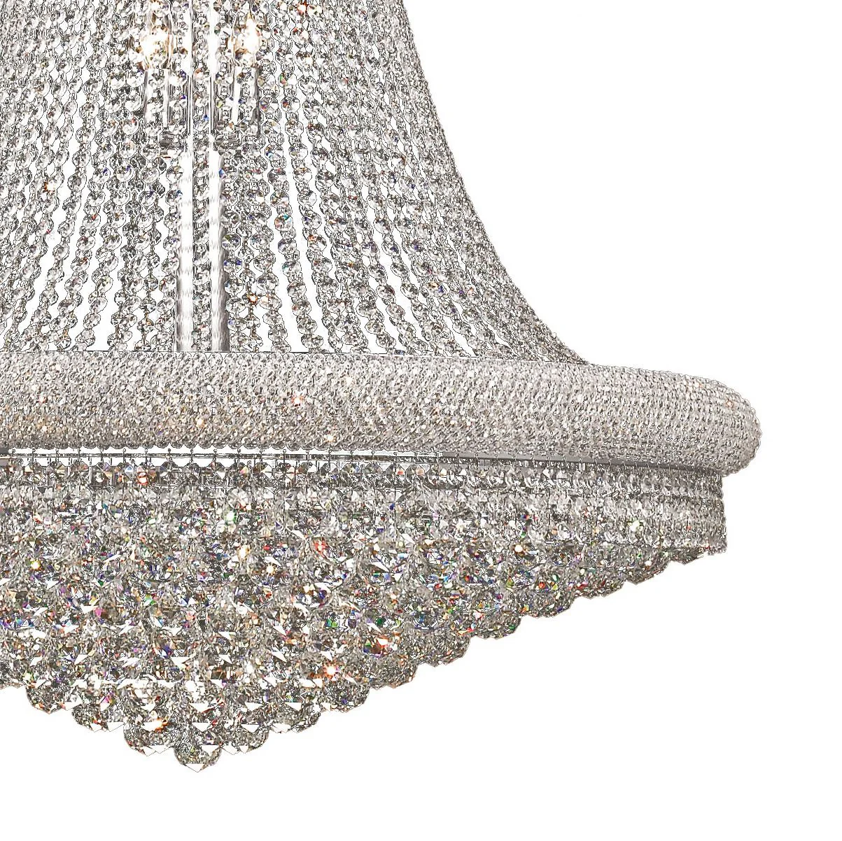 Primo 36" Wide Royal Cut Clear Crystal 32-Light Chandelier - Image 3
