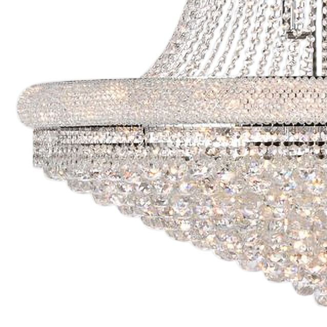Primo 42" Wide Royal Cut Clear Crystal 38-Light Chandelier - Image 3