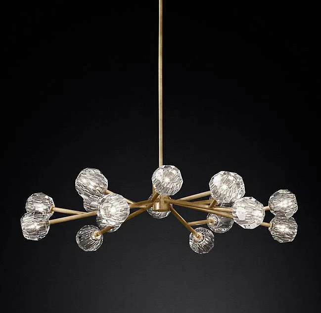 Modern style 18 lights crystal ball chandelier - Image 1