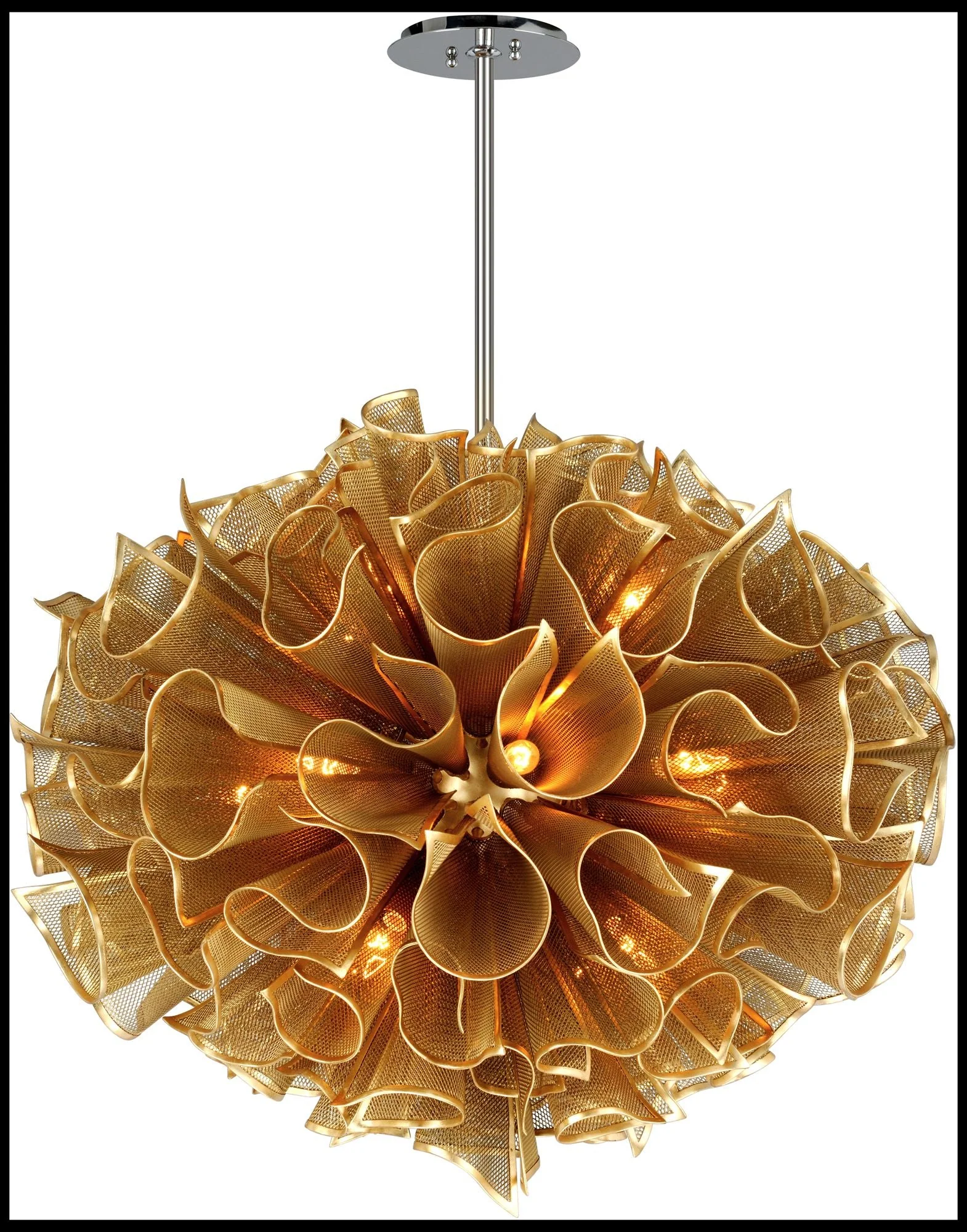 Pulse - 37" Pendant - Gold Leaf Finish - Image 1