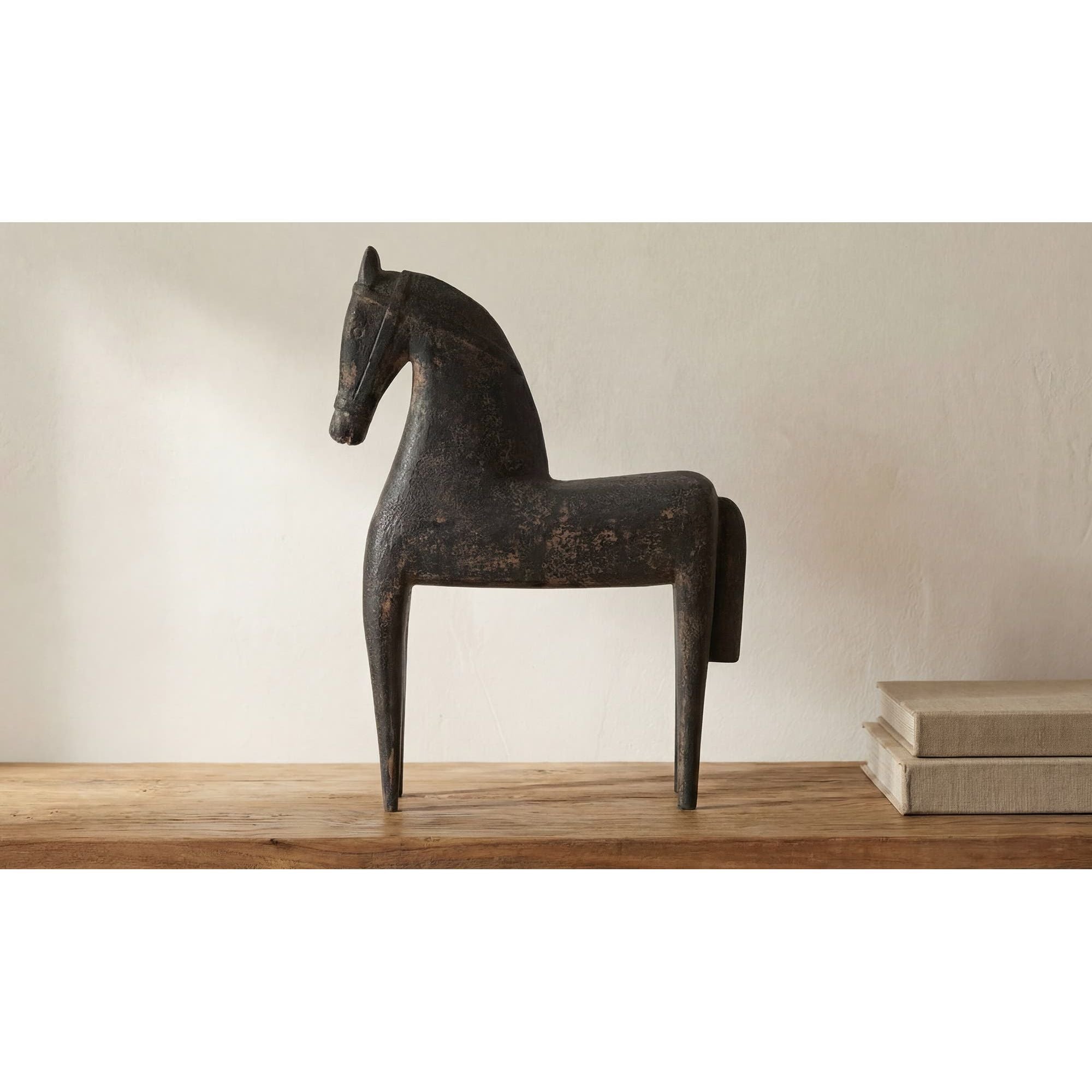 Moe's Home Gallant Wooden Sculpture Black - Image 2