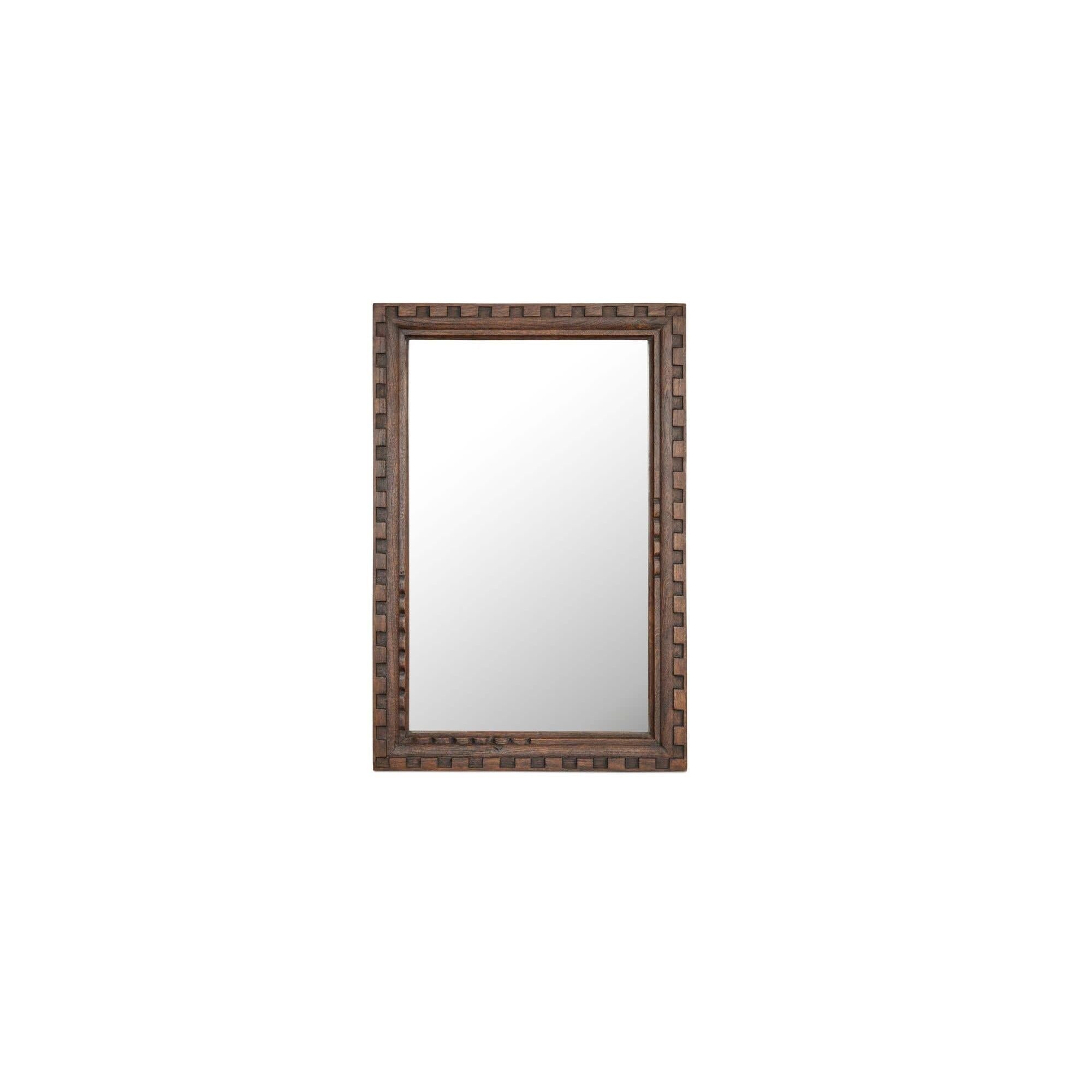 Moe's Home Holland Mirror Large Brown - Image 1