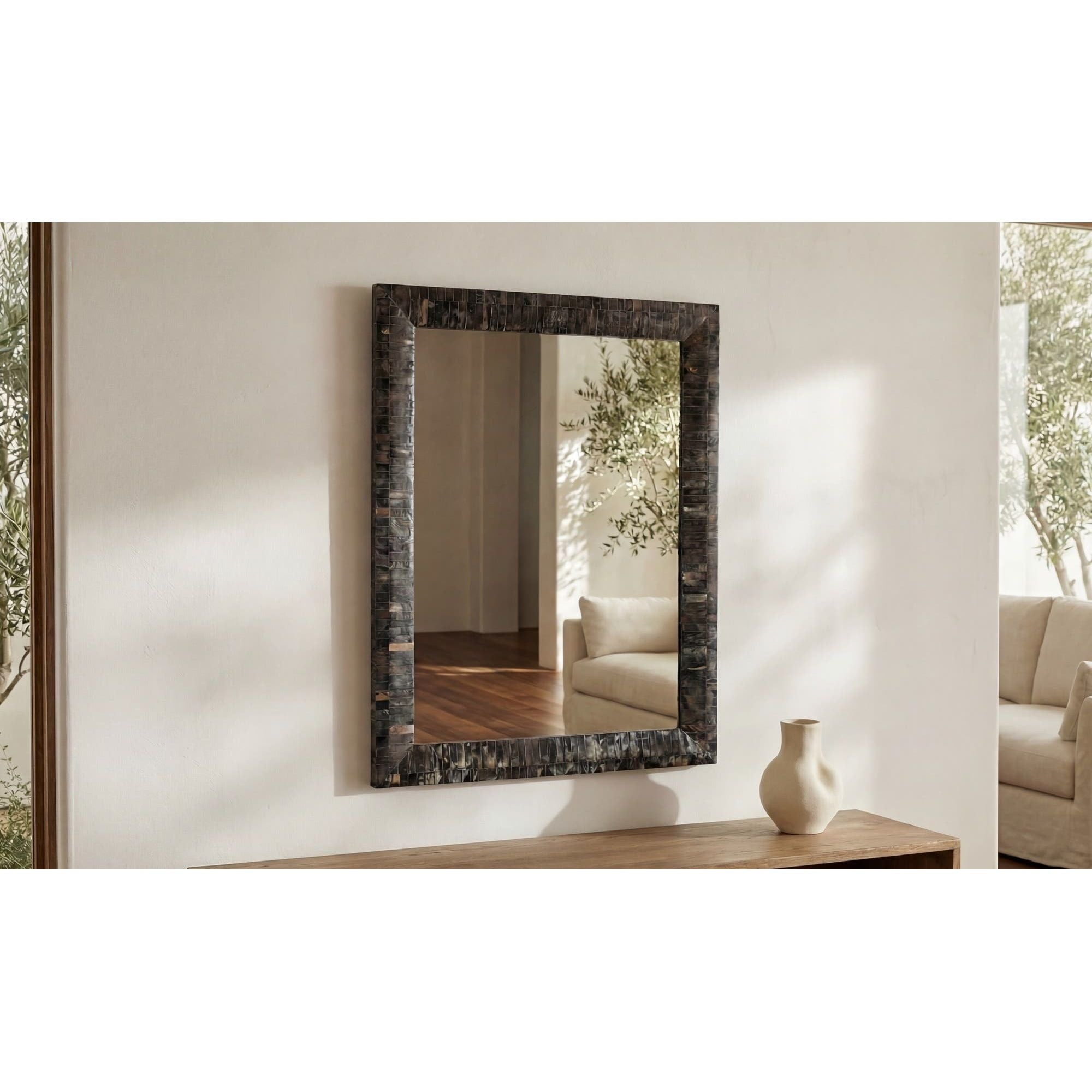 Moe's Home Avis Horn Inlay Mirror - Image 2