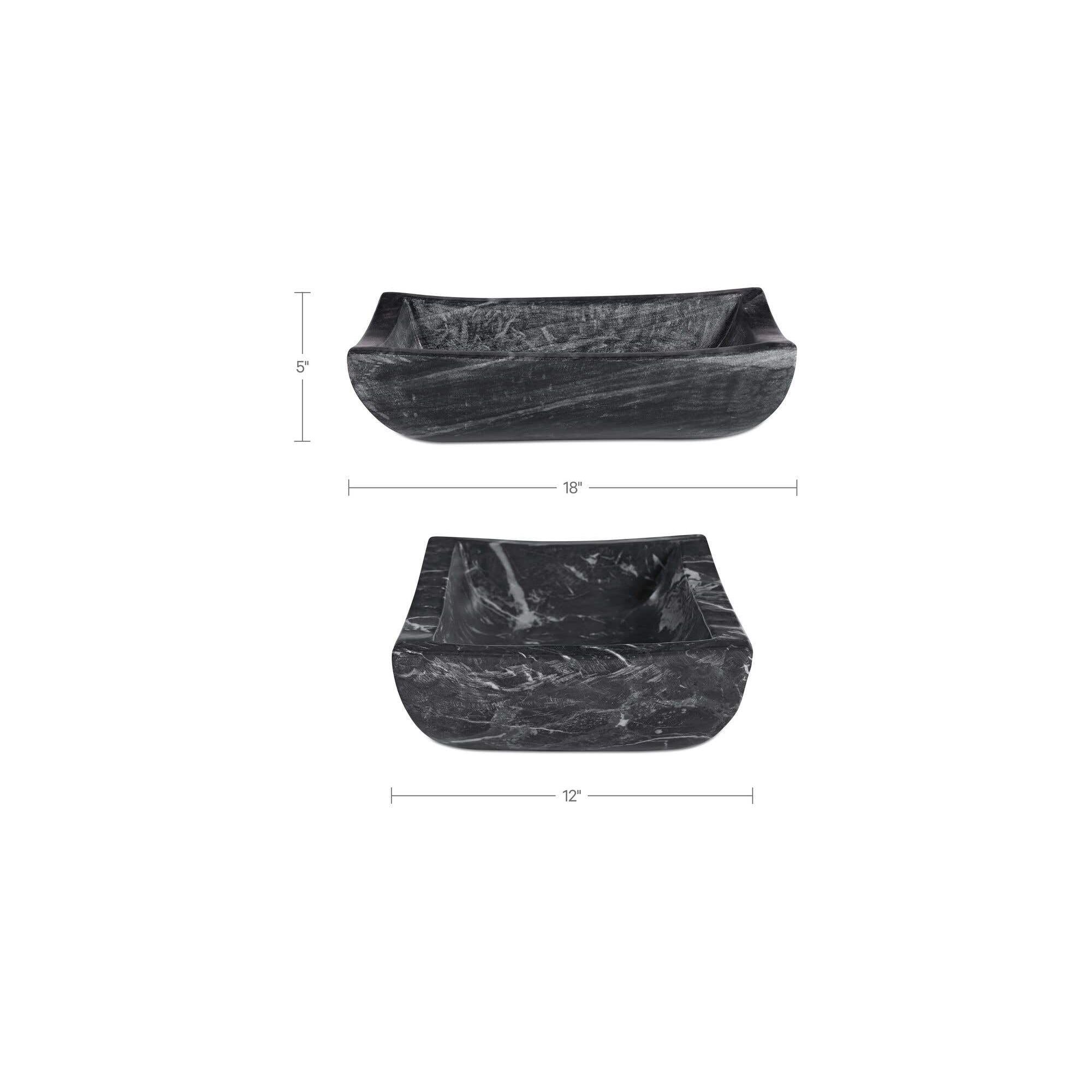 Moe's Home Piero Basin Black Marble - Image 3
