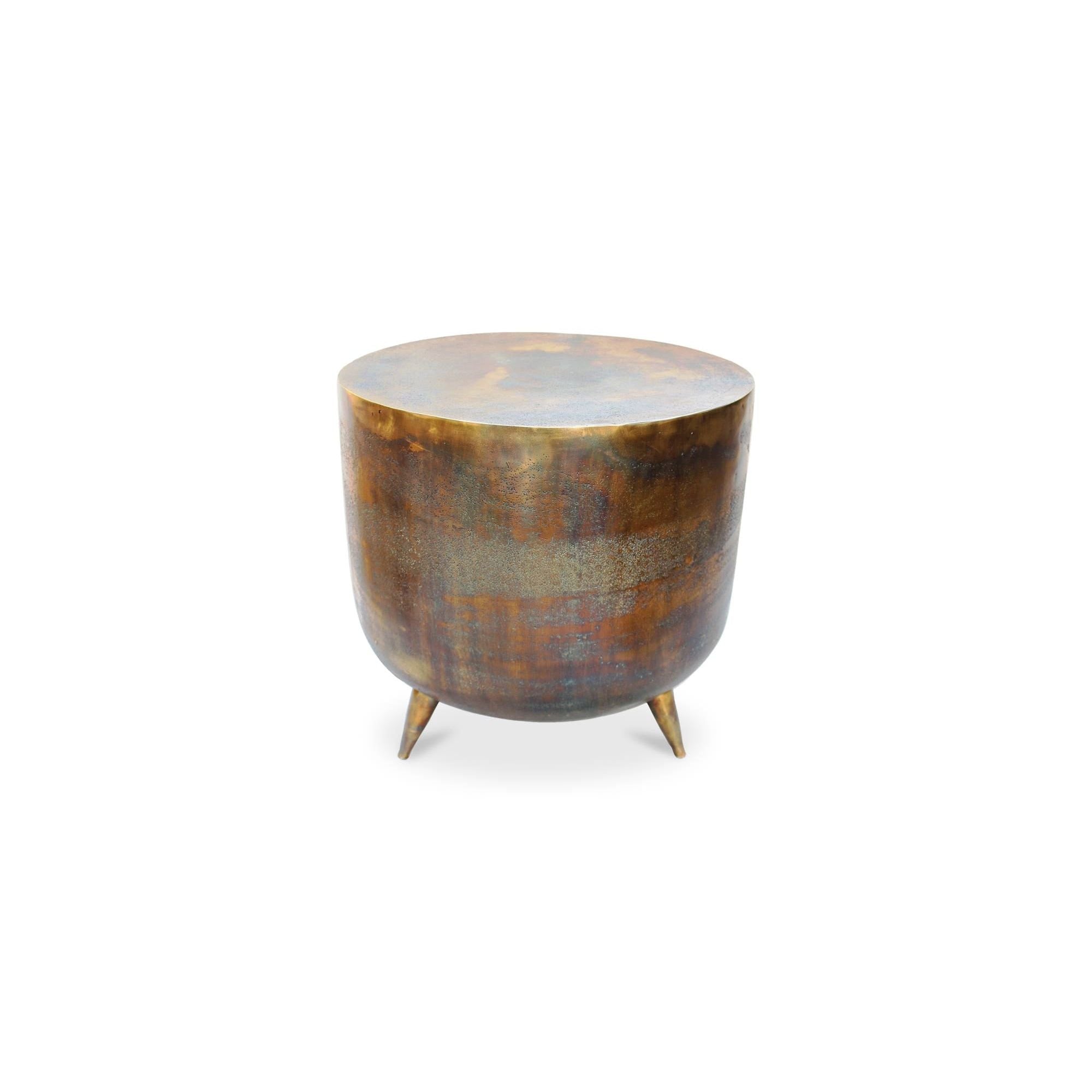 Moe's Home Collection Kettel Copper Brass Accent Table - Image 1