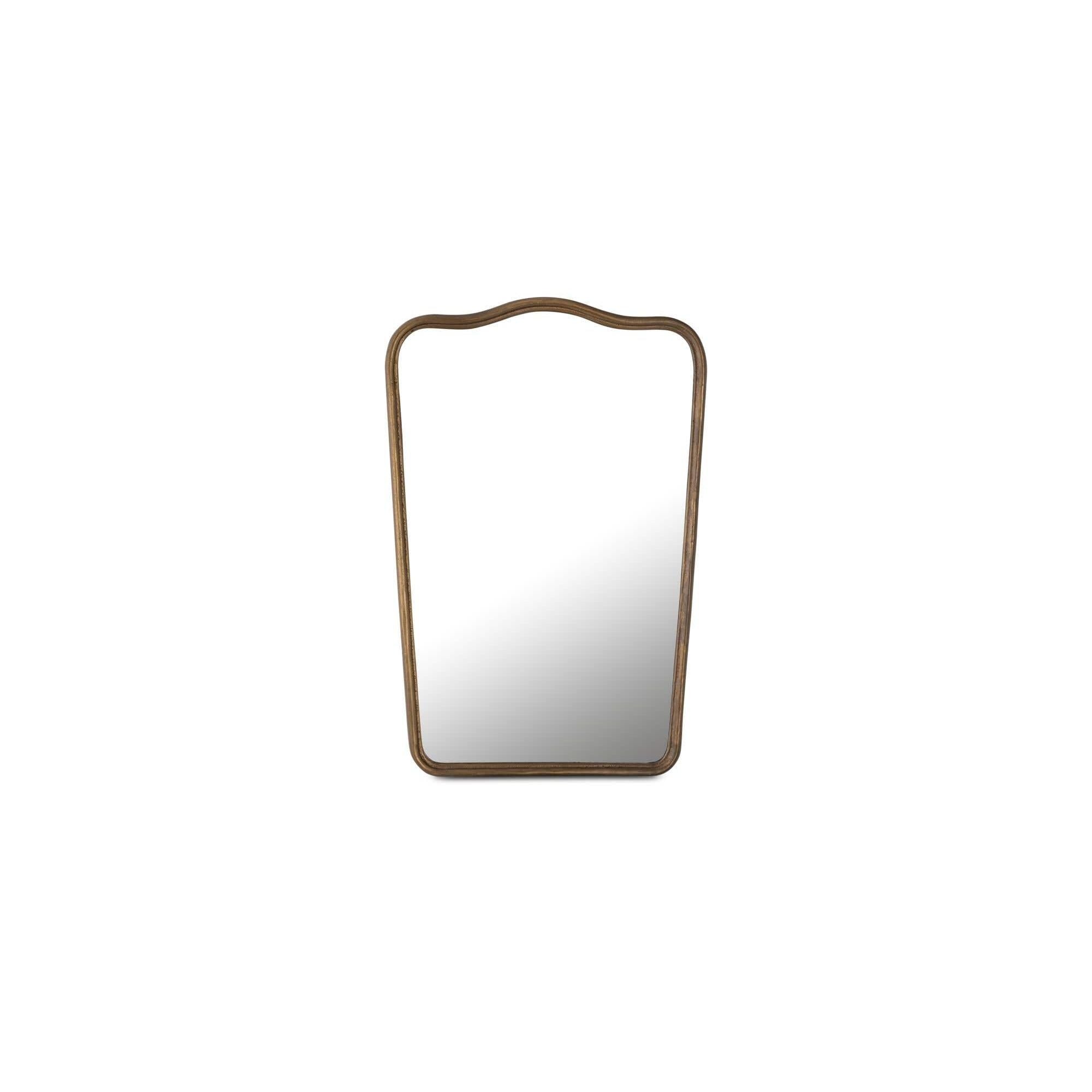 Moe's Home Keyes Mirror Brass - Image 1