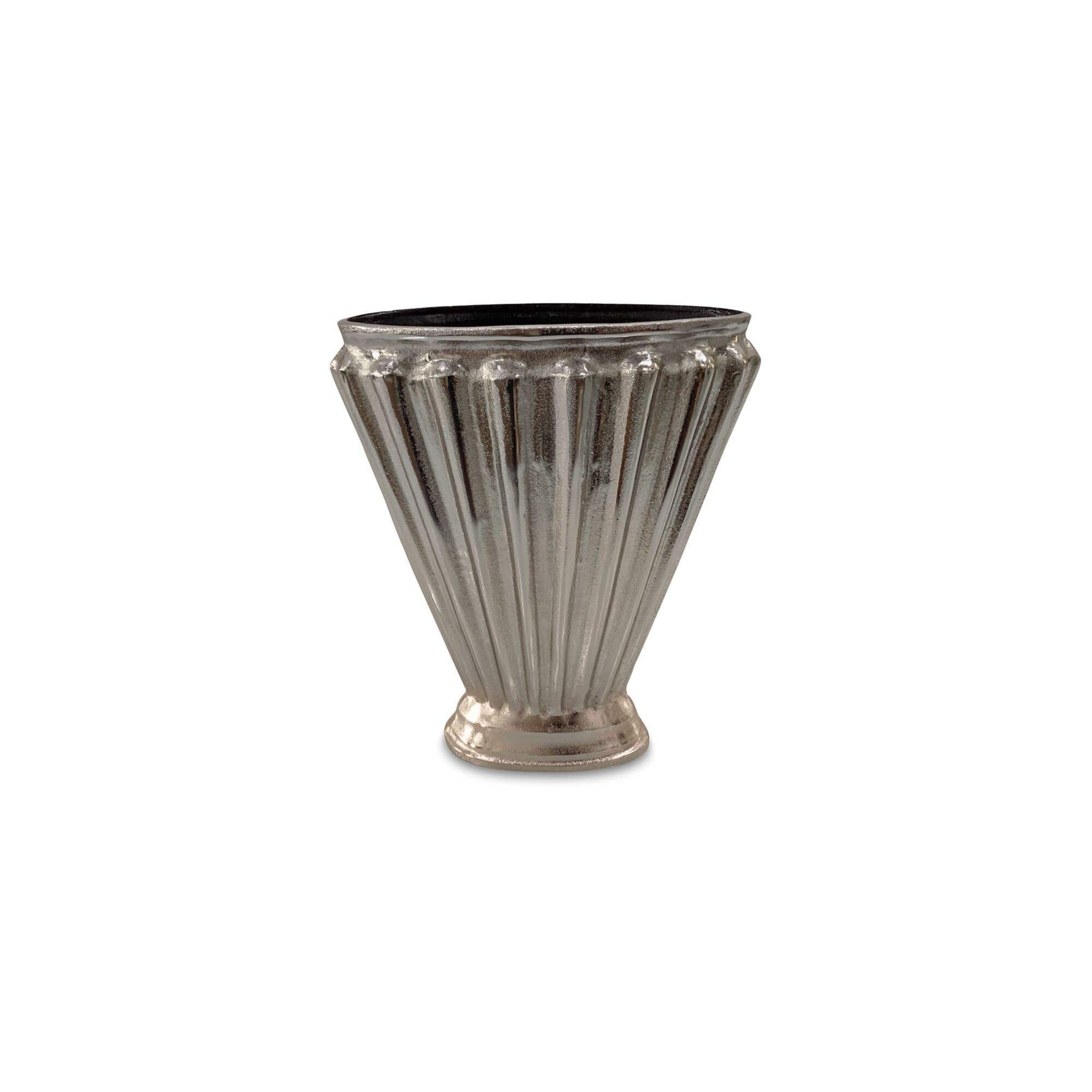 Moe's Home Jade Vase Aged Pewter Cast Aluminum - Image 1