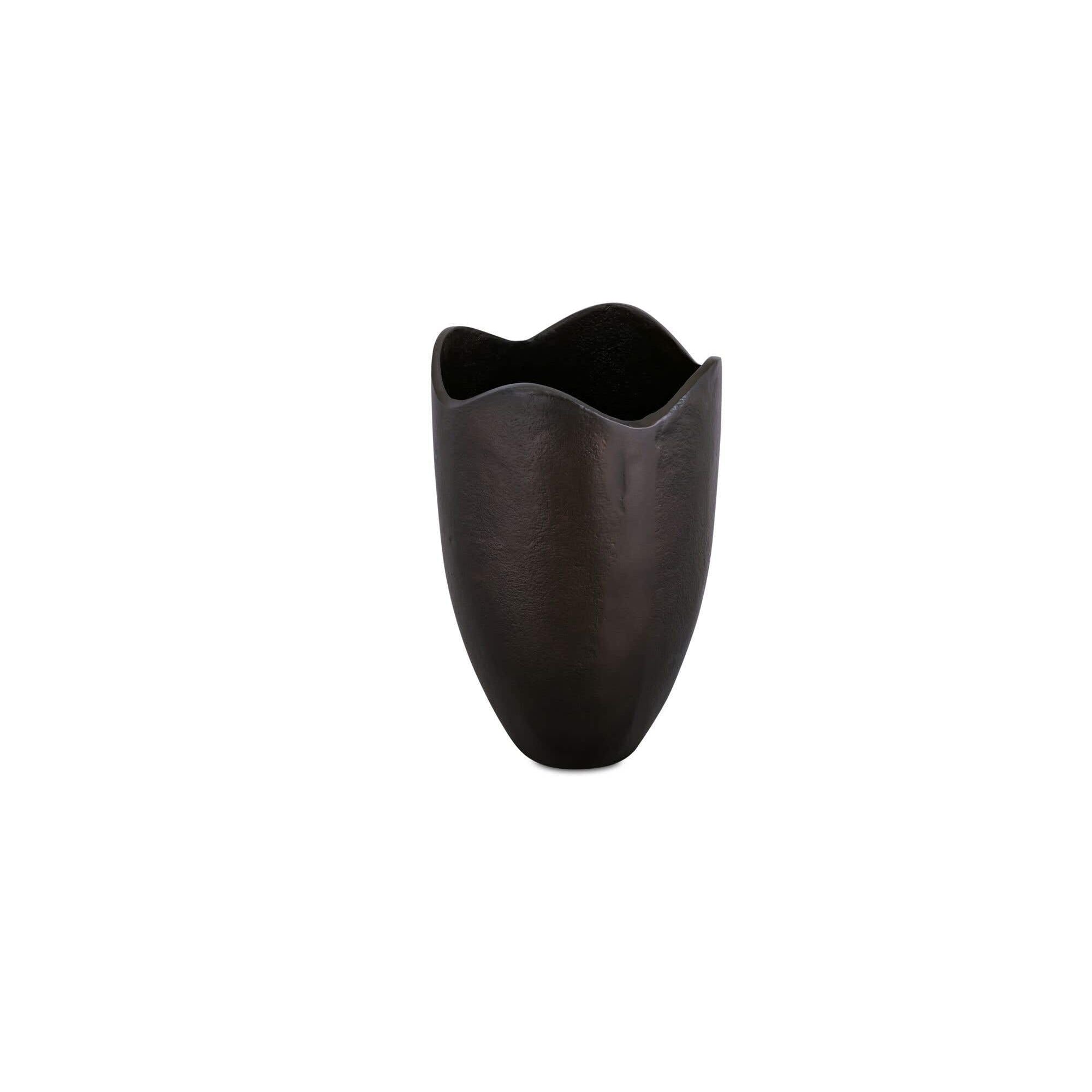 Moe’s Home Athena Cast Aluminum Vase Blackened Bronze