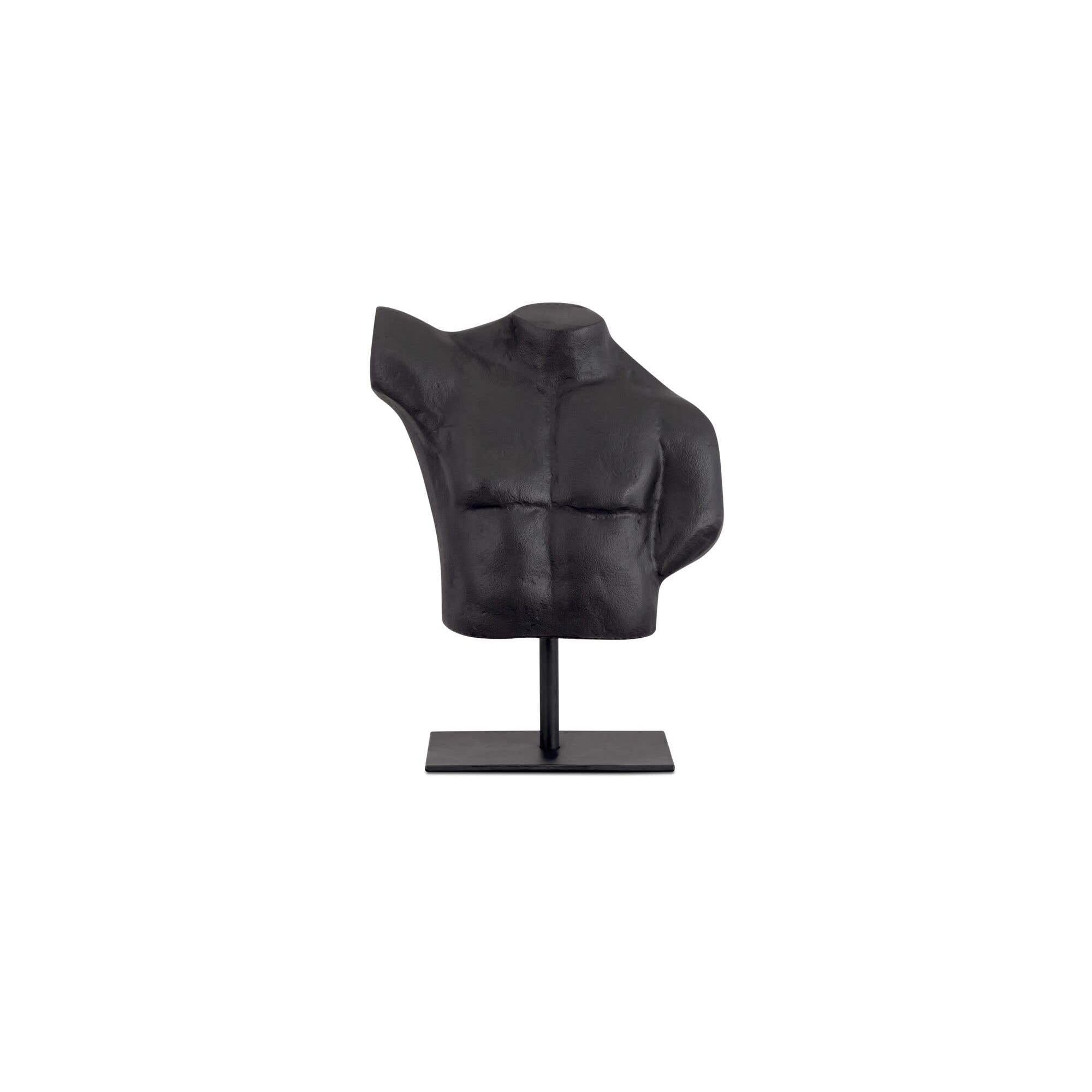 Moe's Home Victor Cast Alumiinum Sculpture Aged Black - Image 1