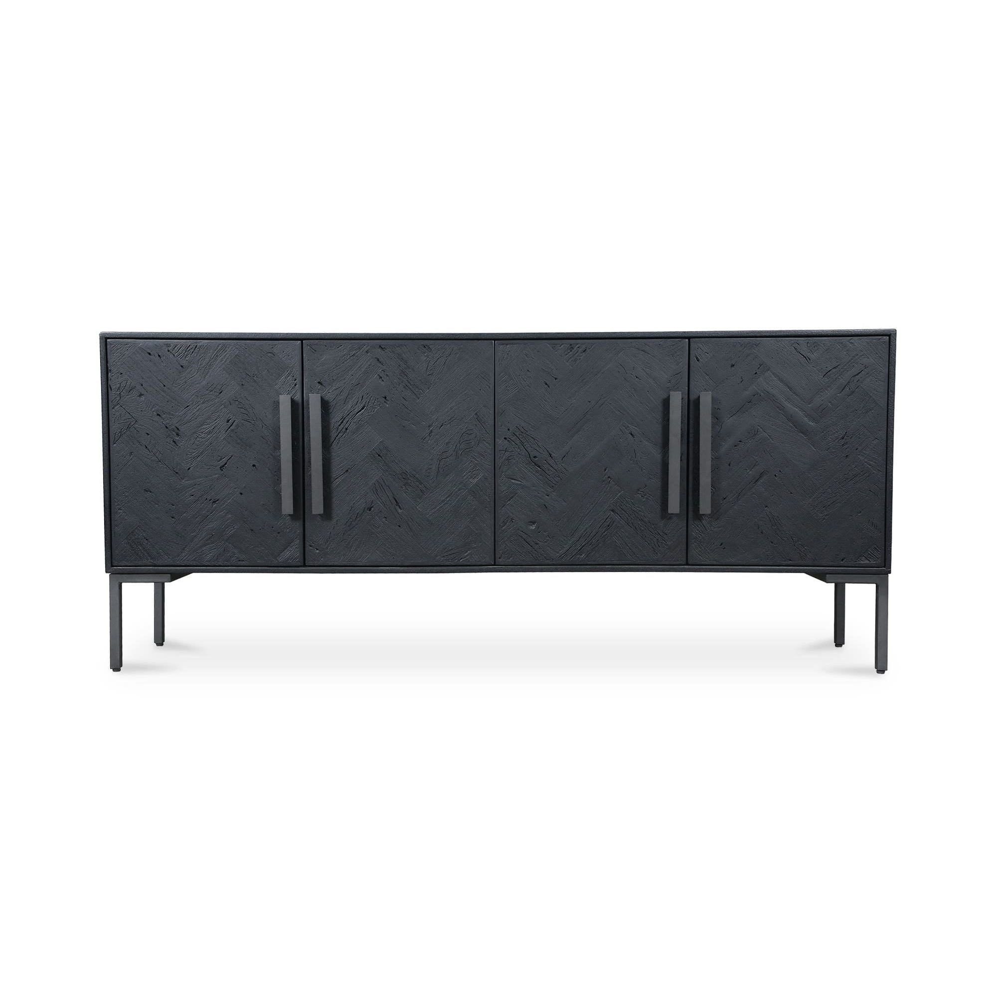 Moe’s Home Collection Fishbone Black Sideboard