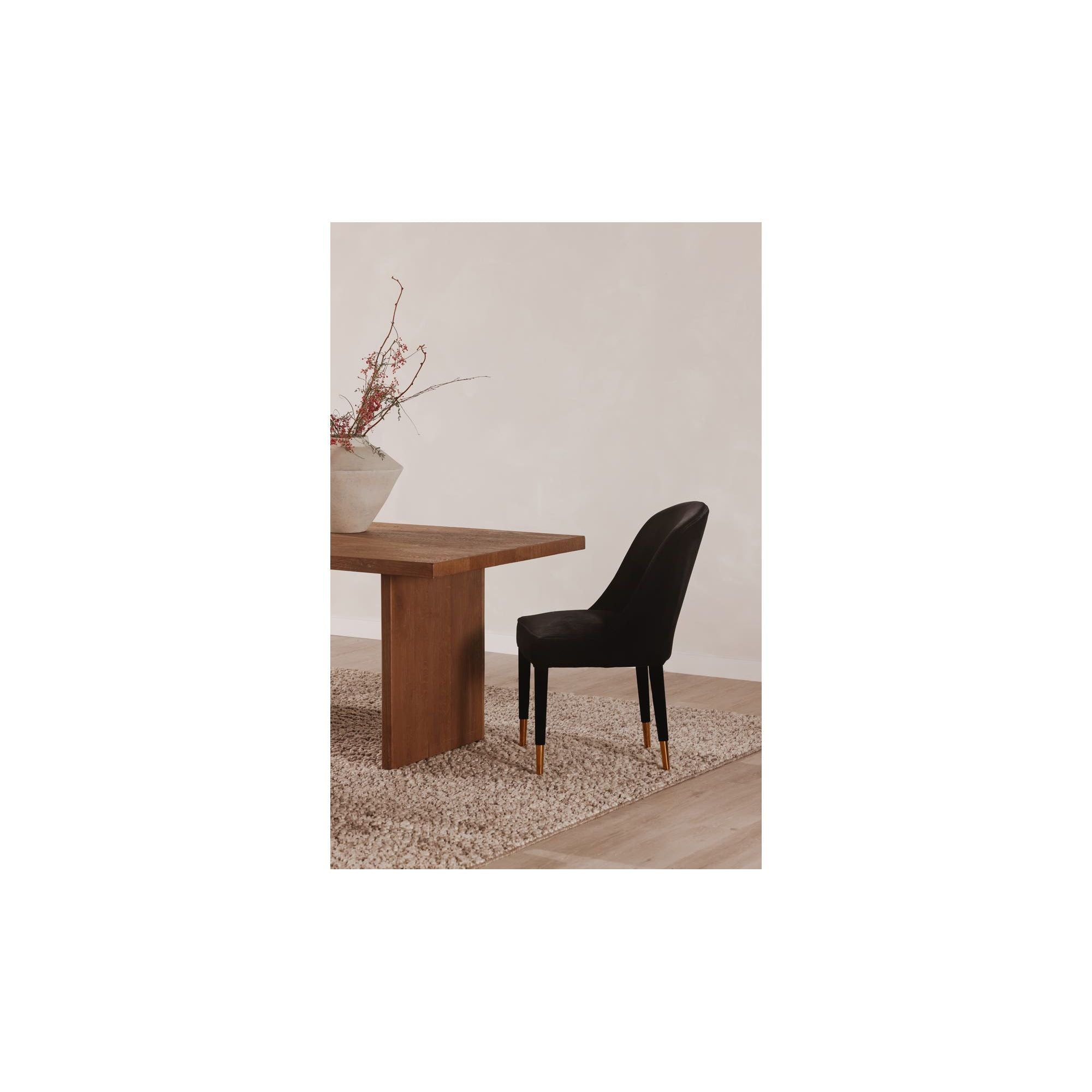 Moe's Home Koshi Dining Table Sandblasted Amber Oak - Image 3