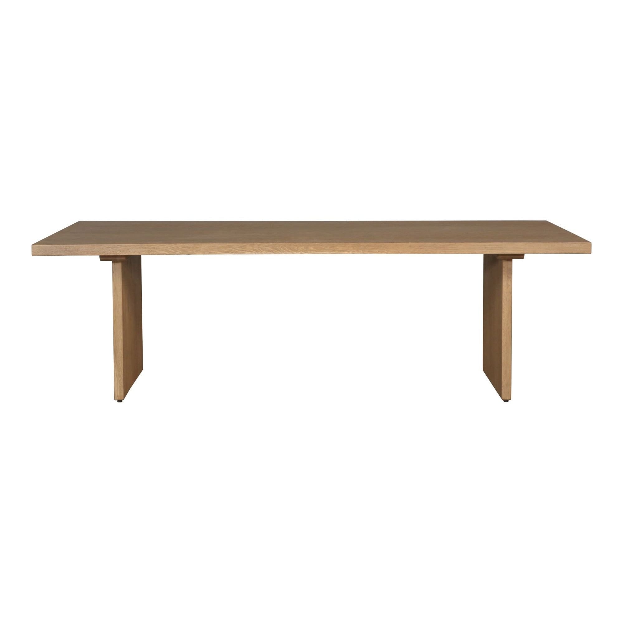 Moe’s Home Koshi Dining Table Sandblasted Amber Oak