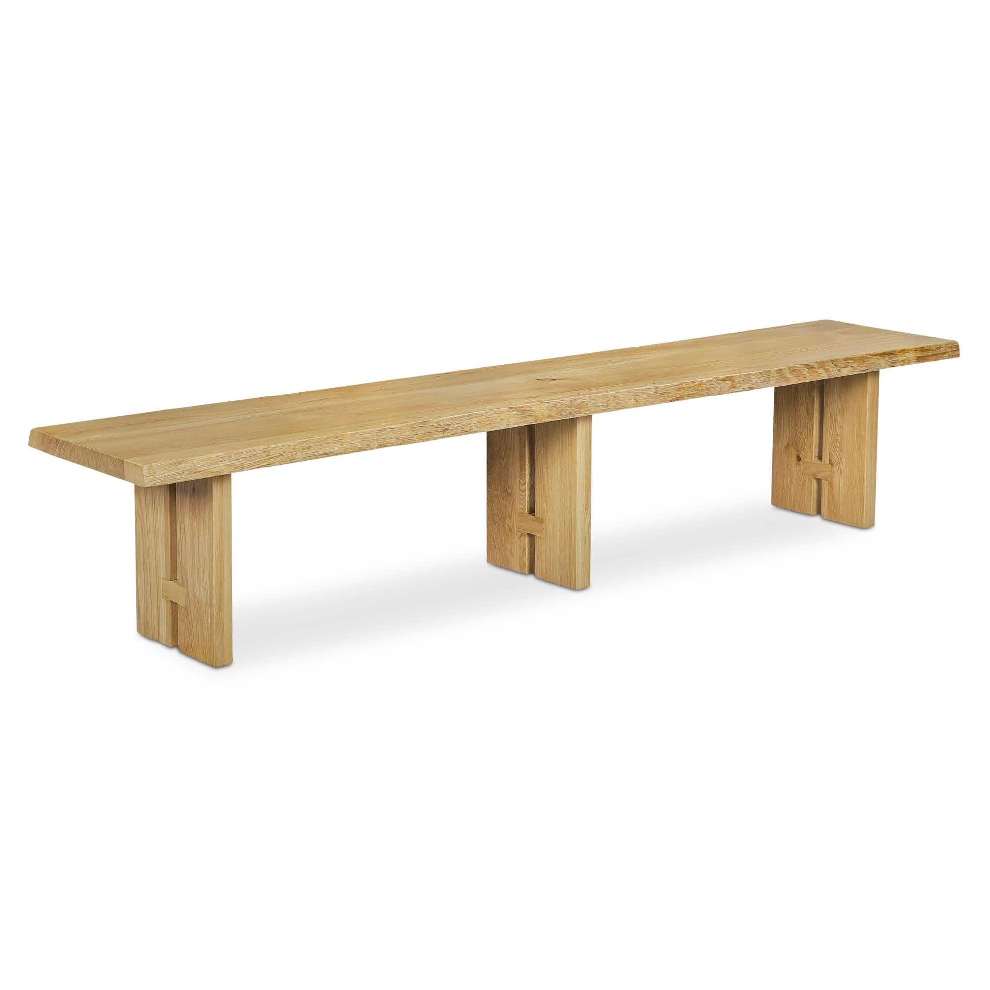 Moe's Home Tessa Dining Bench Natural - Image 3