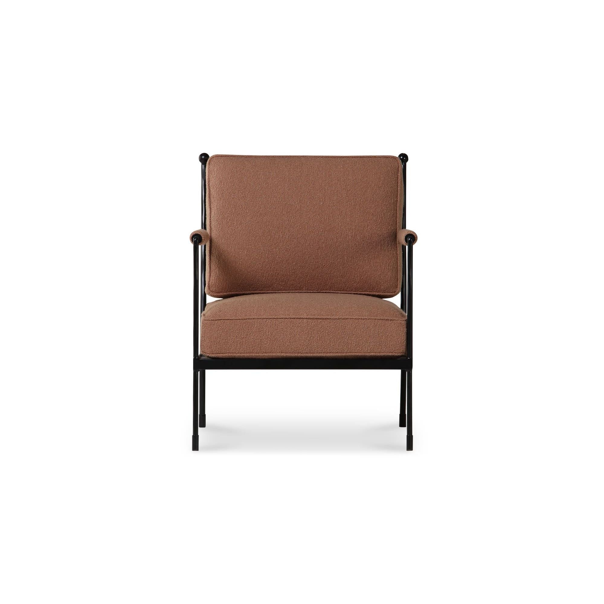 Moe's Home Collection Vecchia Terracotta Accent Chair - Image 1