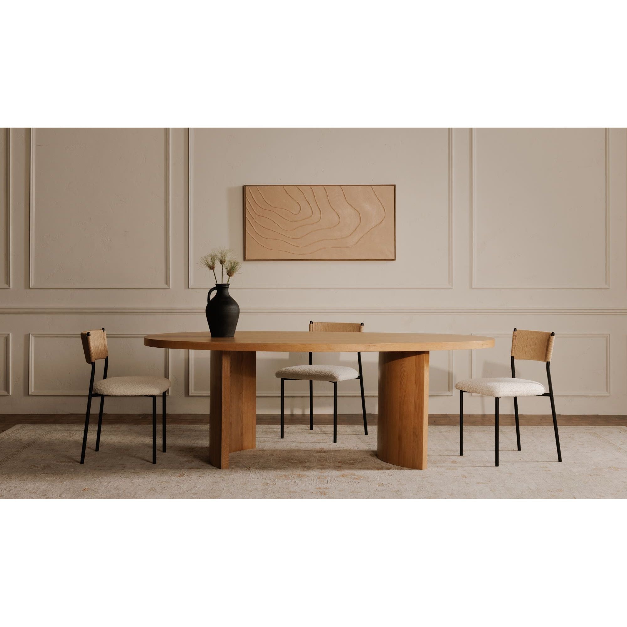 Moe's Home Louise Dining Table Natural - Image 2