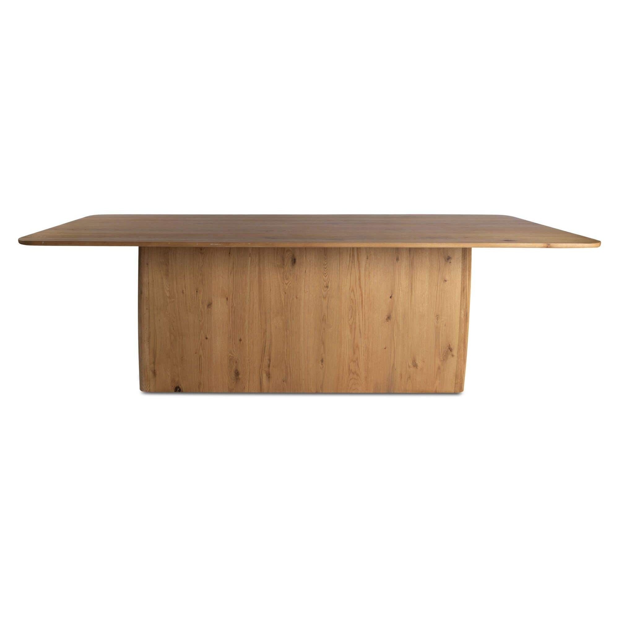 Moe's Home Winston Dining Table Rustic Oak - Image 1