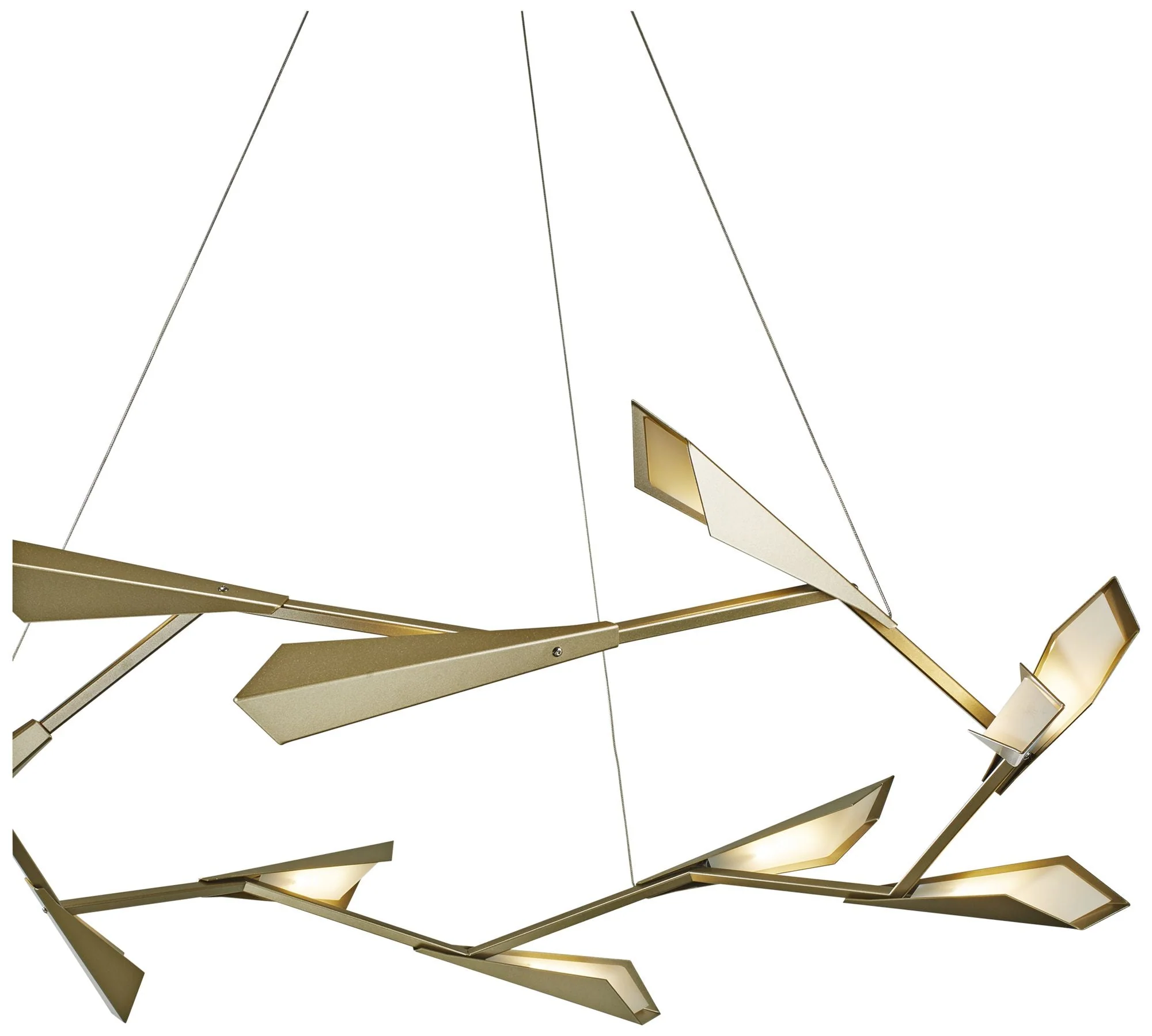 Quill 45 1/4" Wide Platinum LED Kitchen Island Light Pendant - Image 3