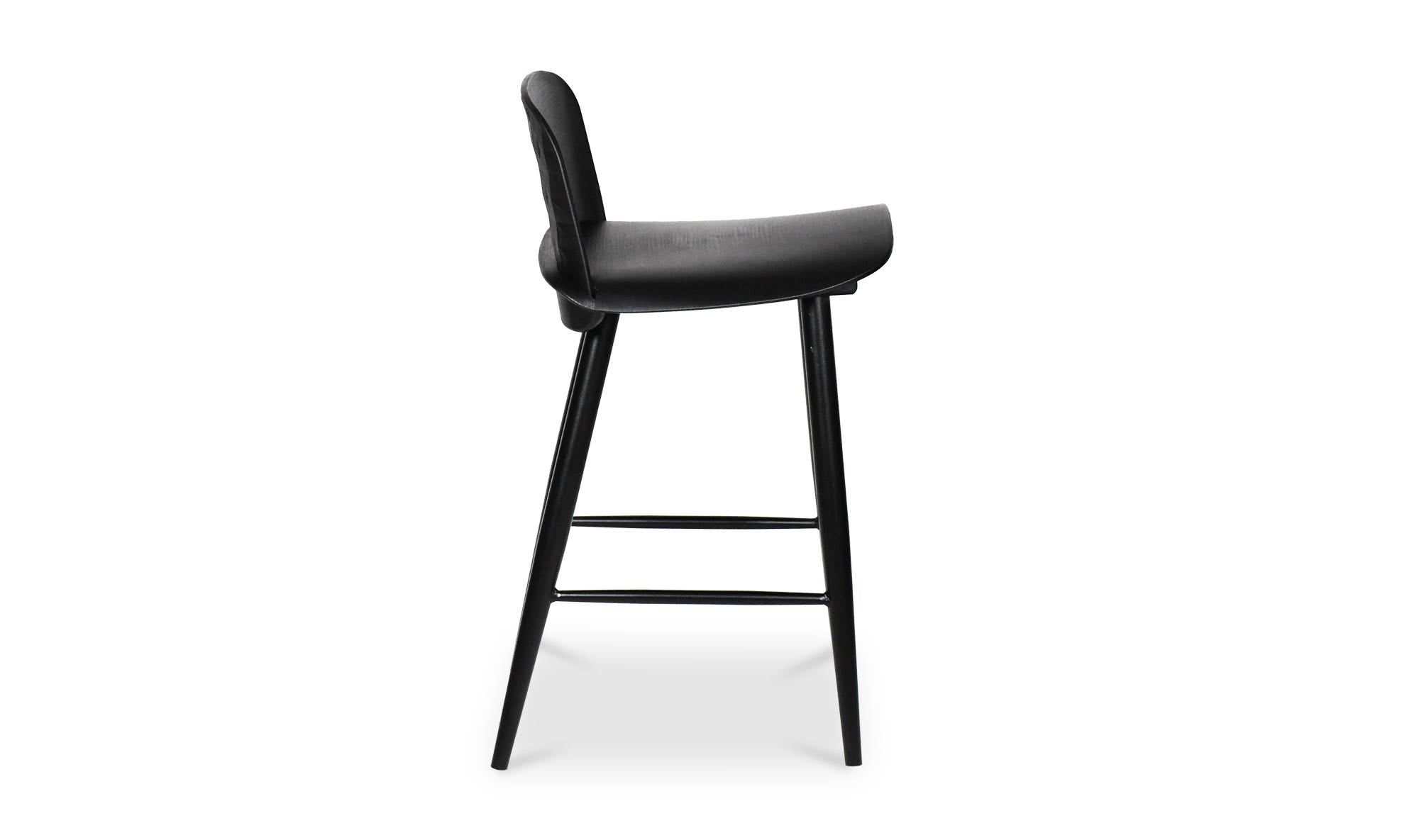 Moe's Home Looey Counter Stool Black - Set Of Two - Image 3