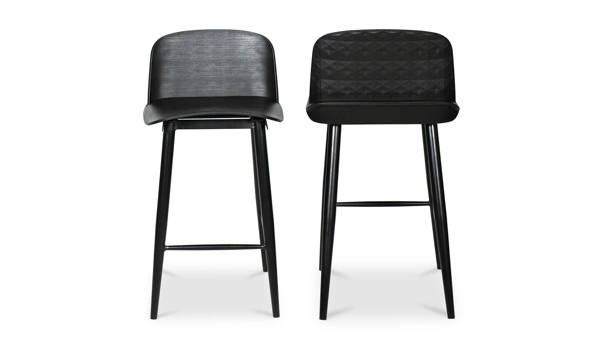 Moe’s Home Looey Counter Stool Black – Set Of Two