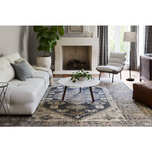 Surya Sevran Modern White Tufted Modular Chair - Image 3