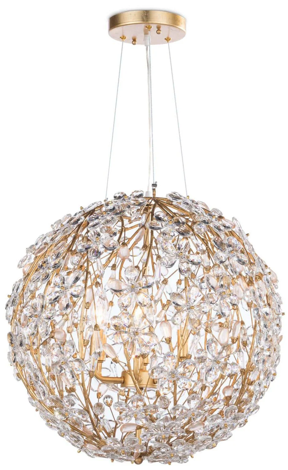 Regina Andrew Cheshire Chandelier Small (Gold Leaf) 24 Height - Image 1