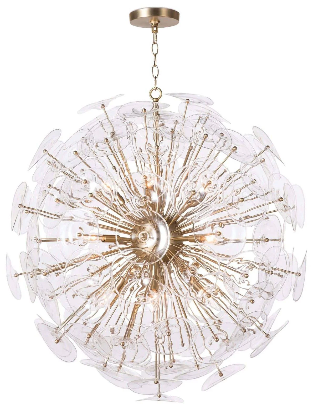 Regina Andrew Poppy Glass Chandelier Large (Clear) 38 Height - Image 1