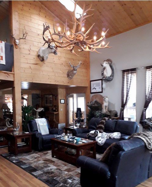 Reproduction Antler 66"W Natural Brown 12-Light Chandelier - Image 2