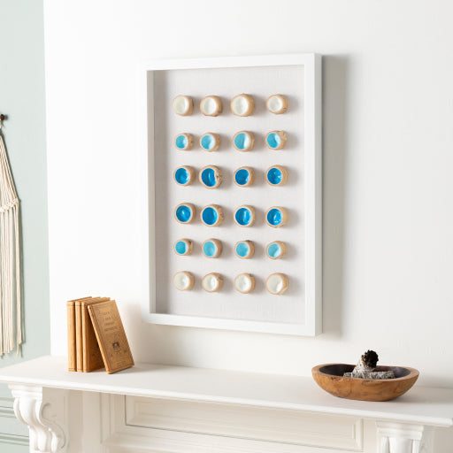 Surya Wall Decor & Mirrors Revenant Modern Framed Wall Art REV-001 - Image 1