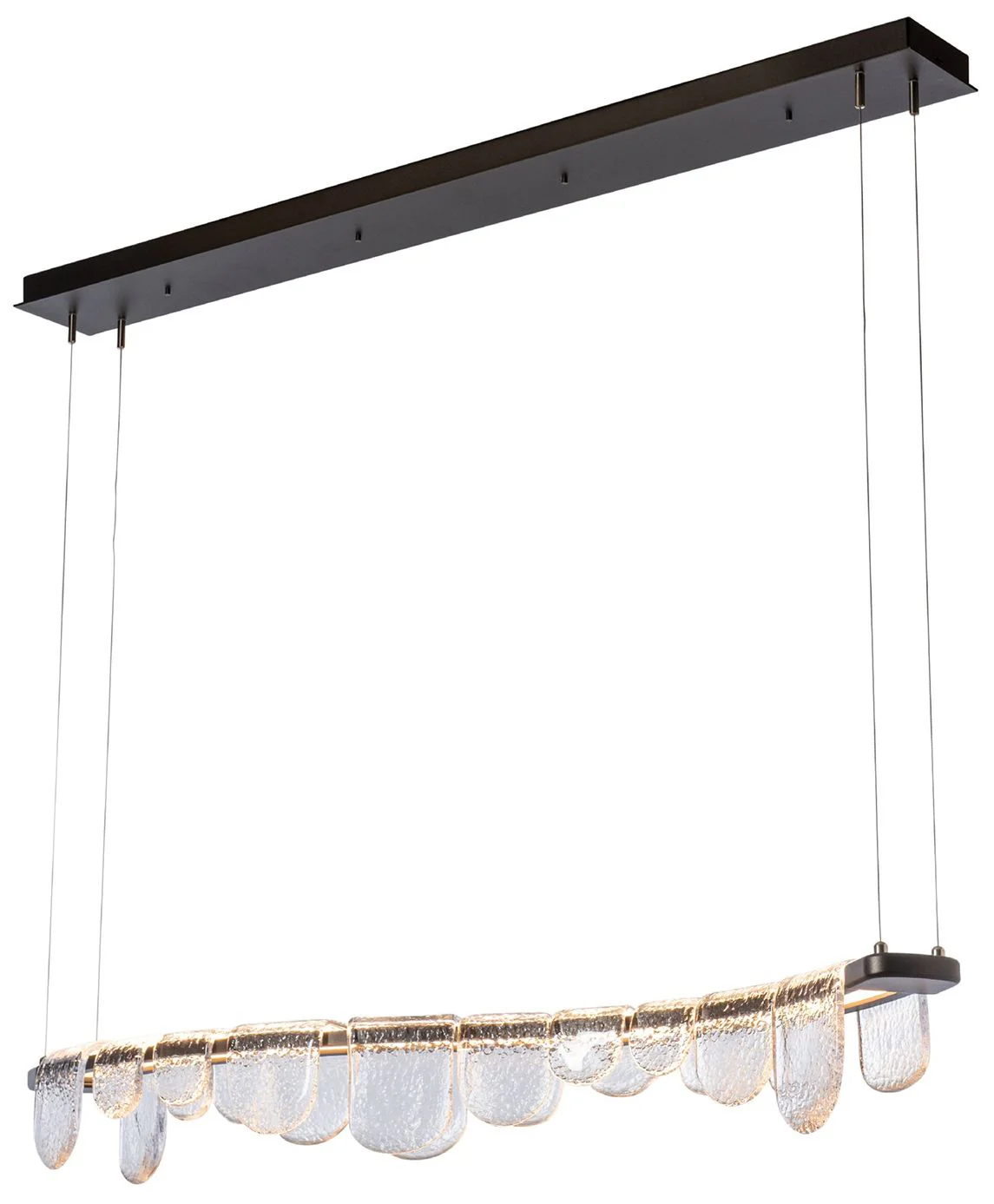 Riverbed 50.1" Wide Oil Rubbed Bronze LED Pendant - Image 1
