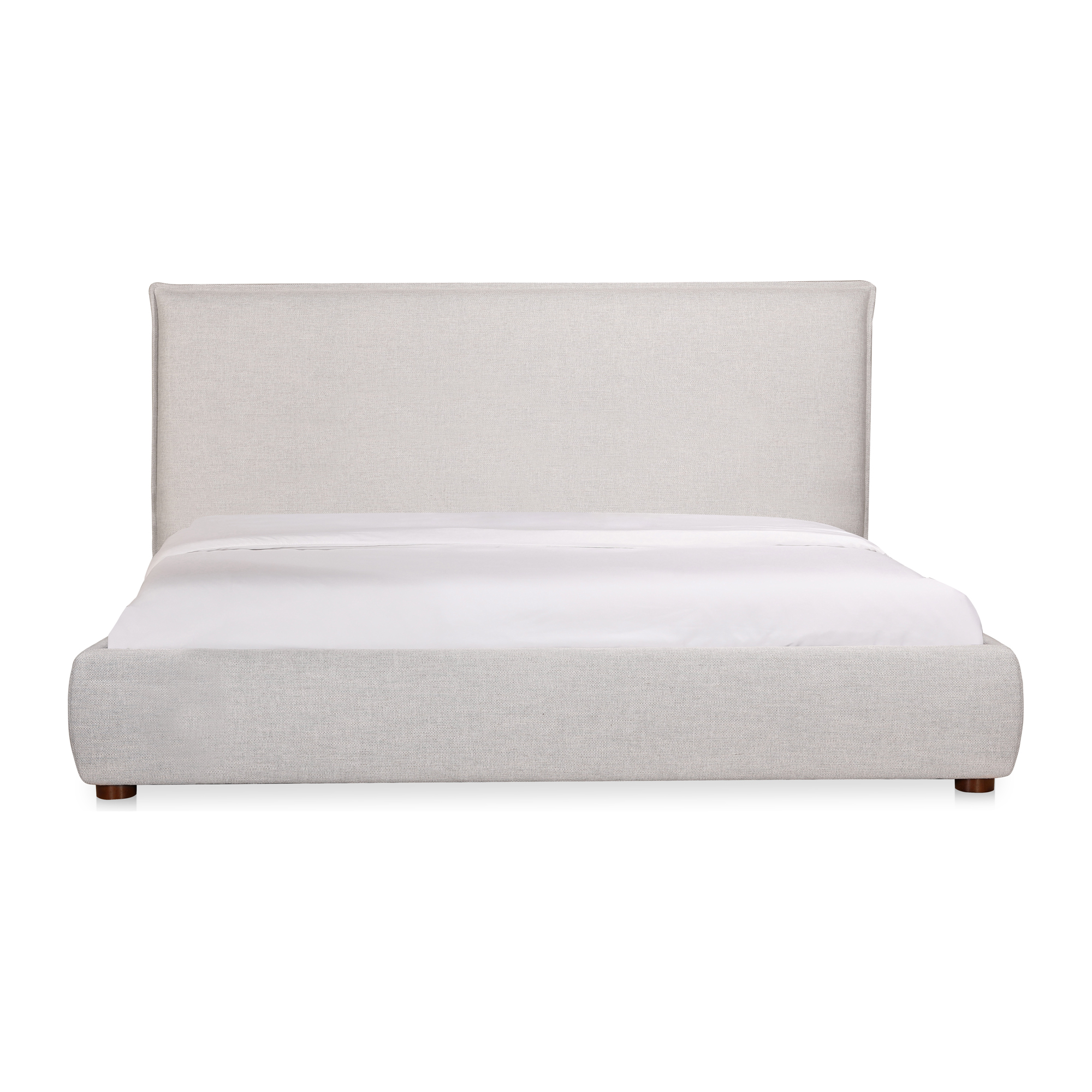 Moe's Home Collection Luzon Wheat Upholstered Queen Size Bed - Image 3