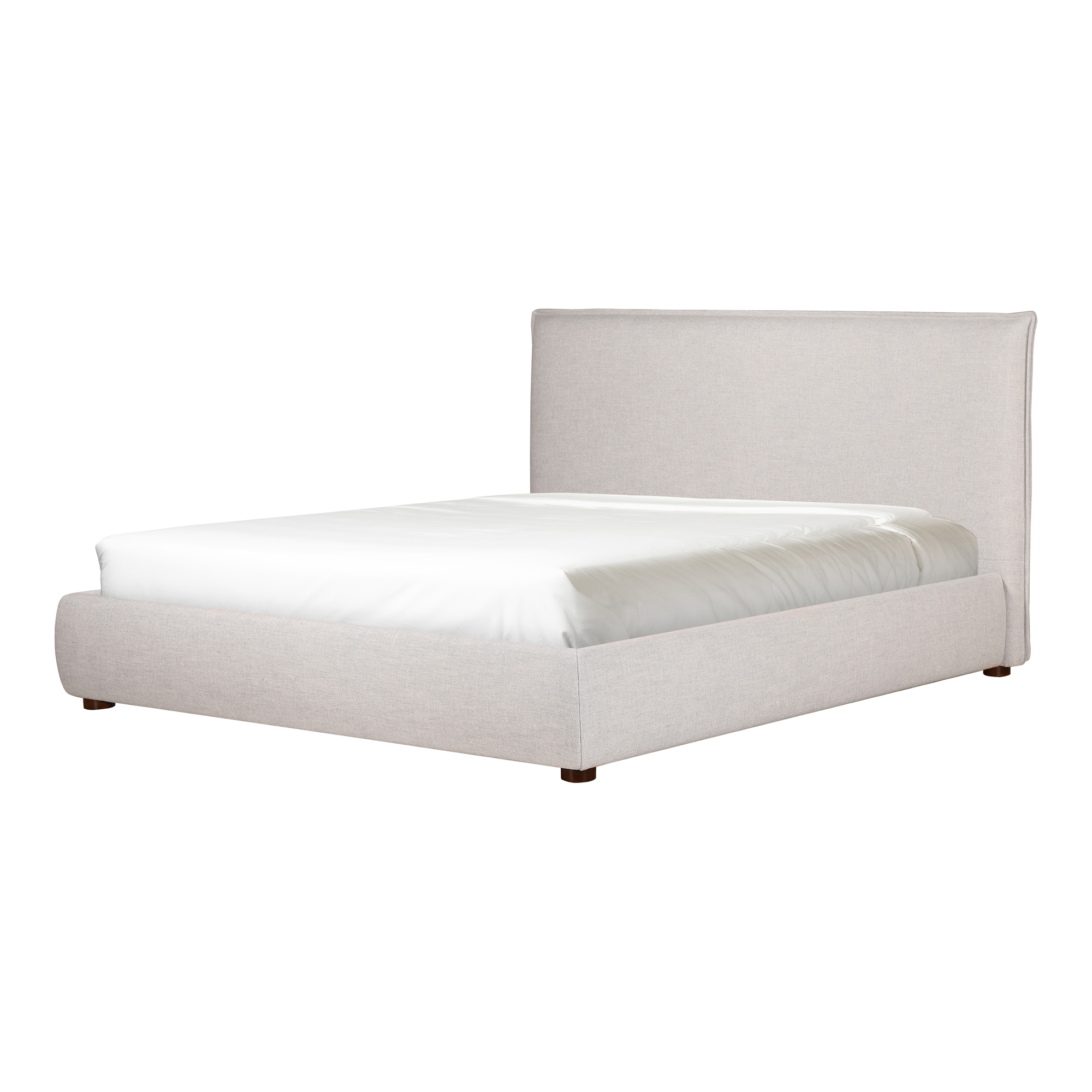 Moe's Home Collection Luzon Wheat Upholstered Queen Size Bed - Image 2