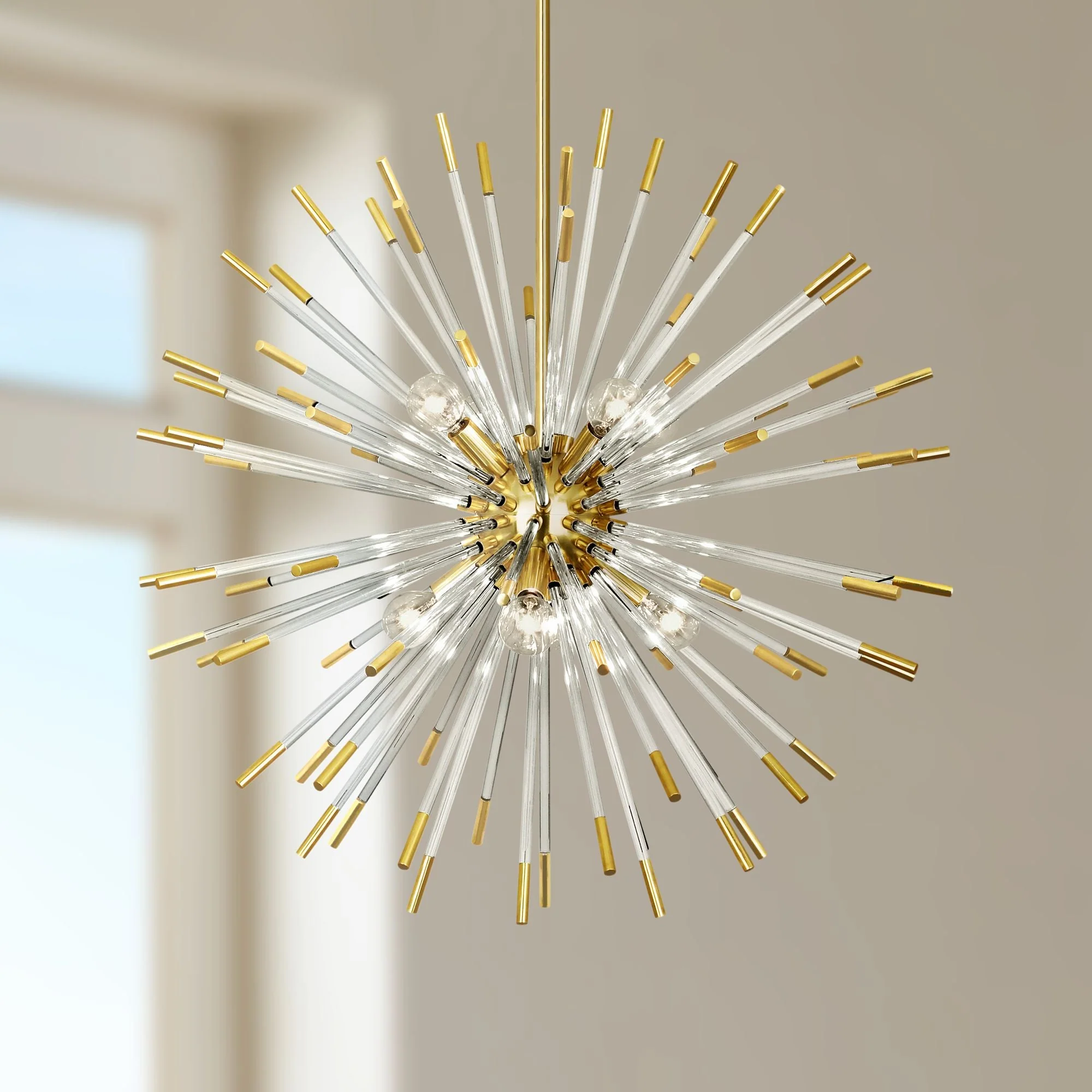 Robert Abbey Andromeda 28" Wide Modern Brass Pendant Light - Image 1
