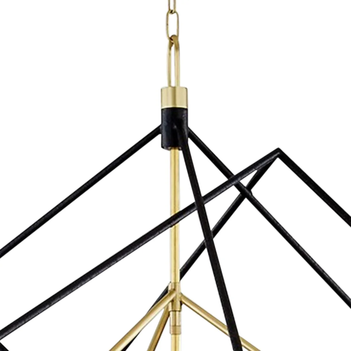 Roundout 42" Wide Aged Brass 15-Light Pendant Light - Image 3