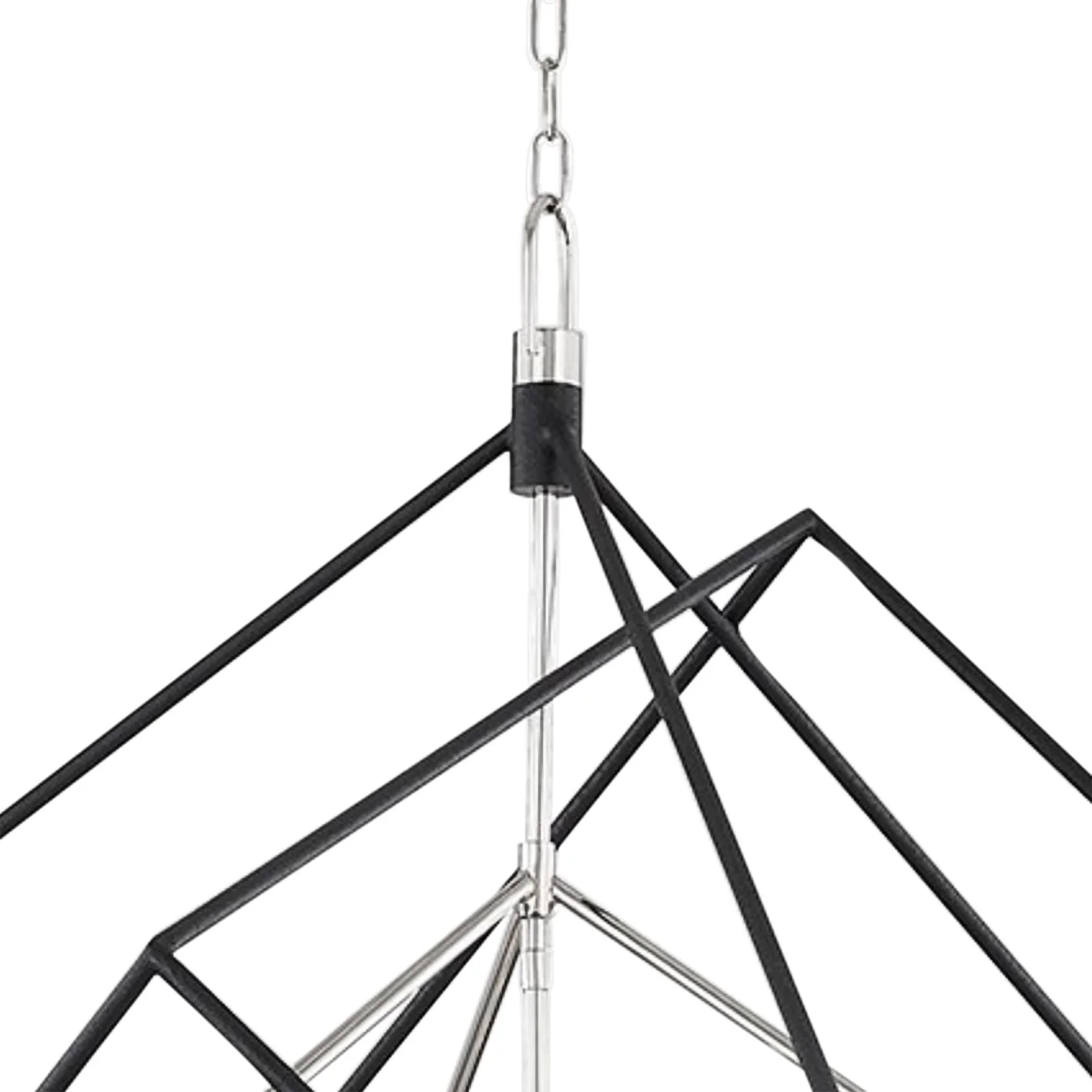 Roundout 42" Wide Polished Nickel 15-Light Pendant Light - Image 3