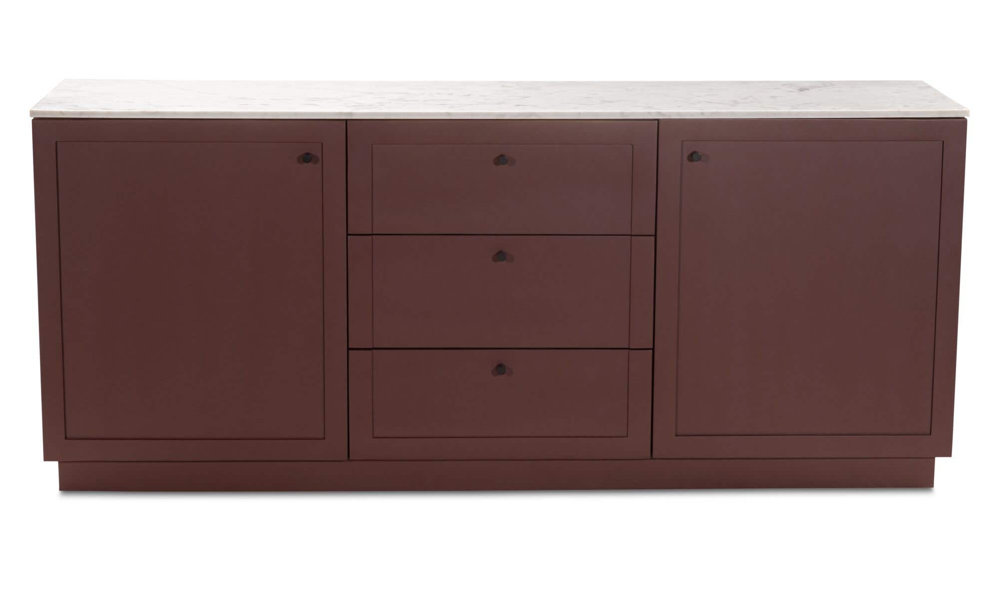 Moe's Home Nadine Sideboard Deep Burgundy - Image 1