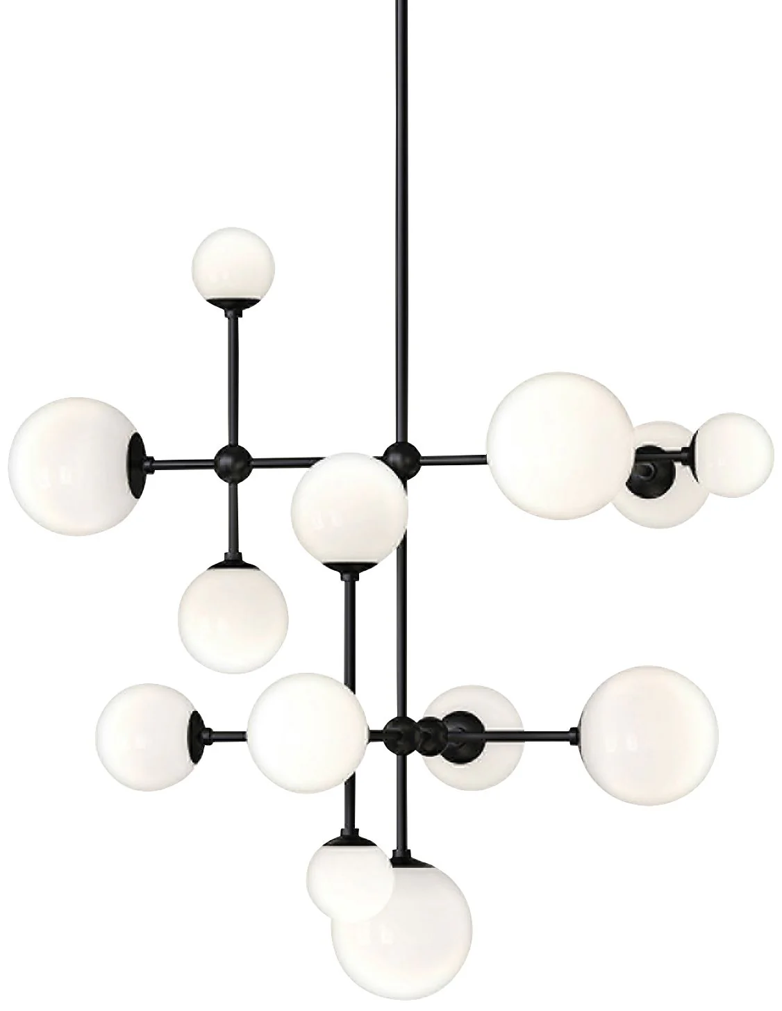 Sabon? 29" Wide Satin Black 3-Light LED Pendant Light - Image 2