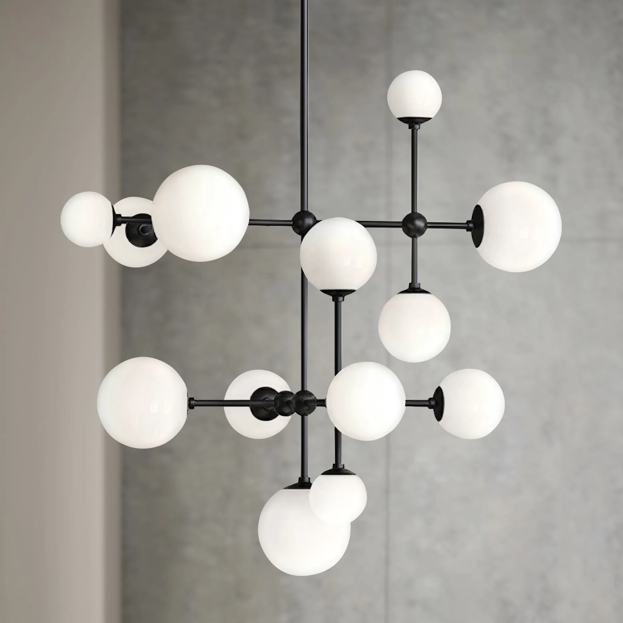 Sabon? 29" Wide Satin Black 3-Light LED Pendant Light - Image 1