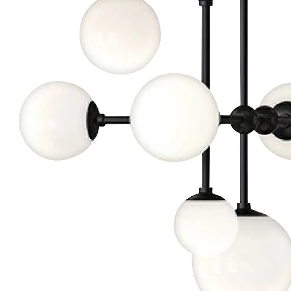 Sabon? 29" Wide Satin Black 3-Light LED Pendant Light - Image 3