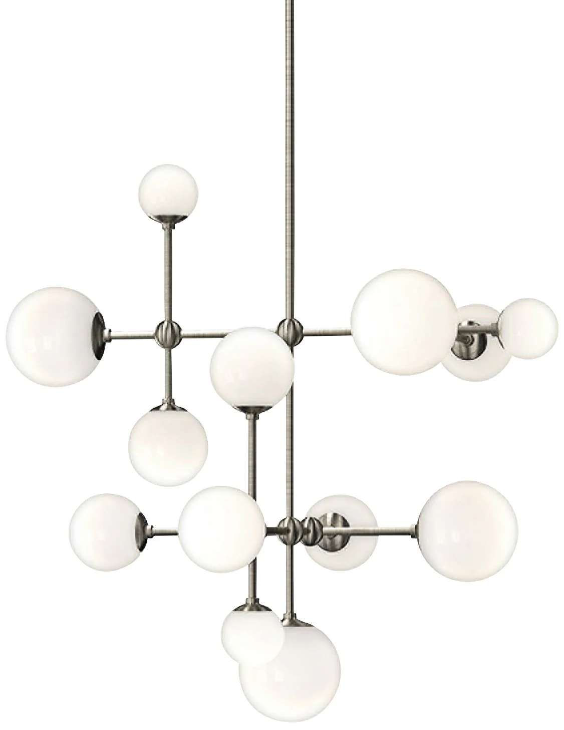 Sabon 29" Wide Satin Nickel Finish LED Modern Pendant Light - Image 2