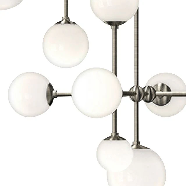 Sabon 29" Wide Satin Nickel Finish LED Modern Pendant Light - Image 3
