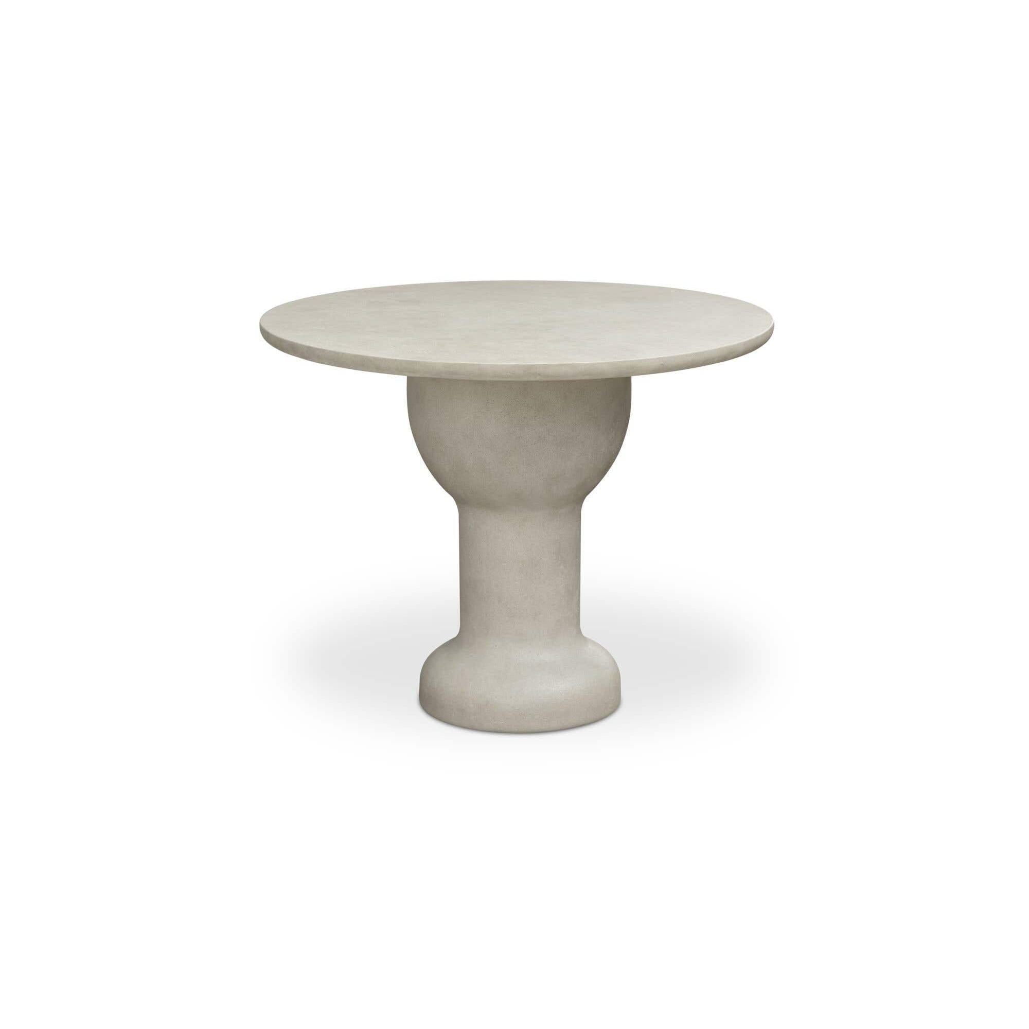 Moe's Home Magnolia Outdoor Café Table Cream - Image 1